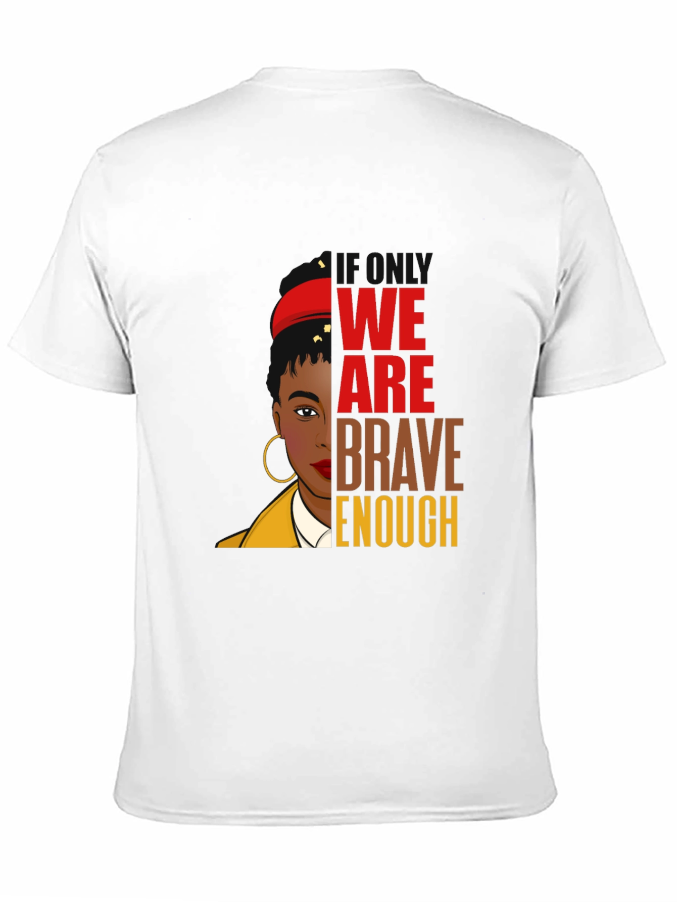 Brave Enough Graphic Tee - Black T-Shirt