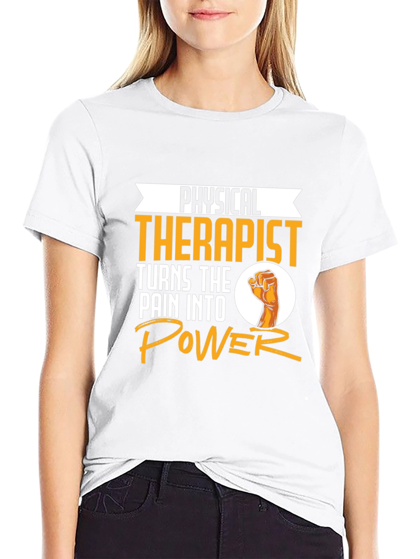 Physical Therapist Turns Pain Into Power Graphic Tee