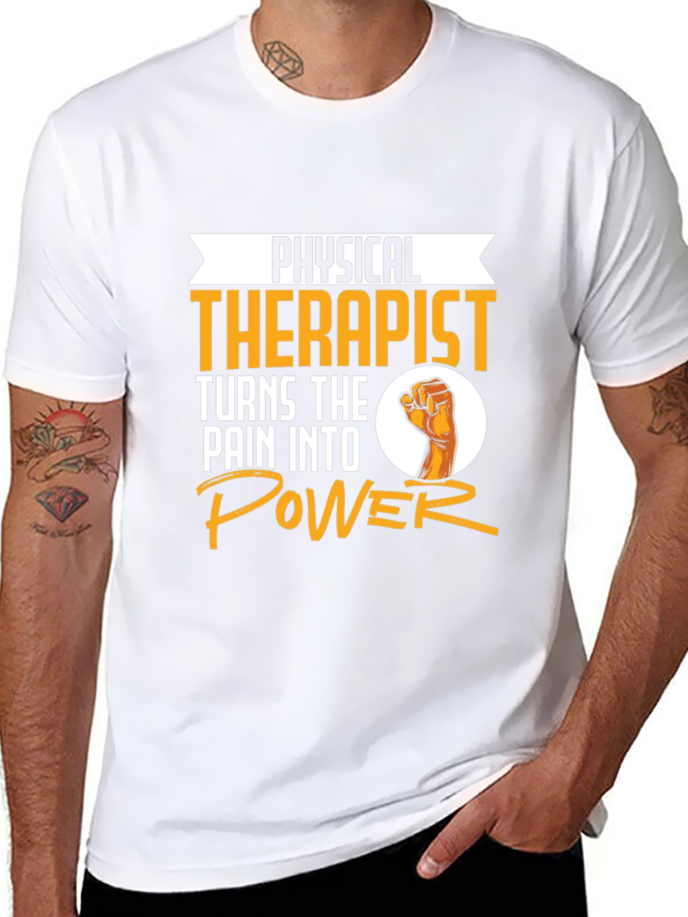 Physical Therapist Turns Pain Into Power Graphic Tee