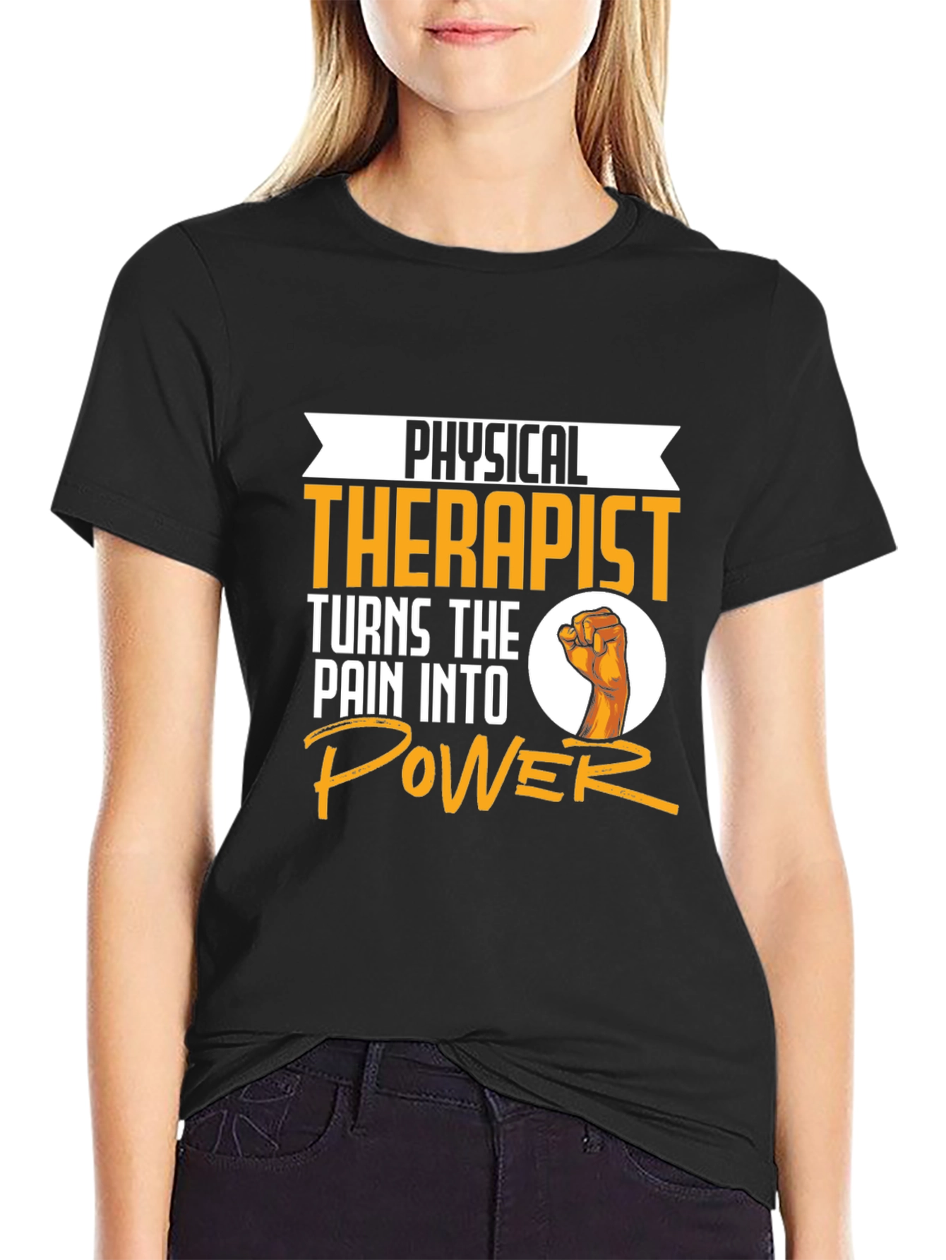 Physical Therapist Turns Pain Into Power Graphic Tee