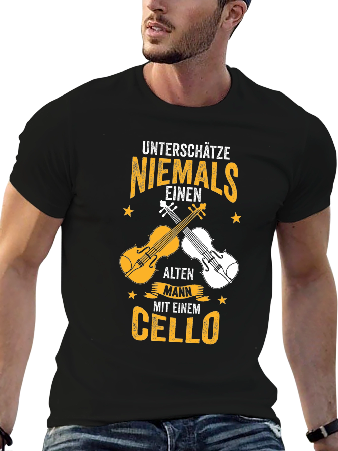 Unterschätze Niemals Cello T-Shirt