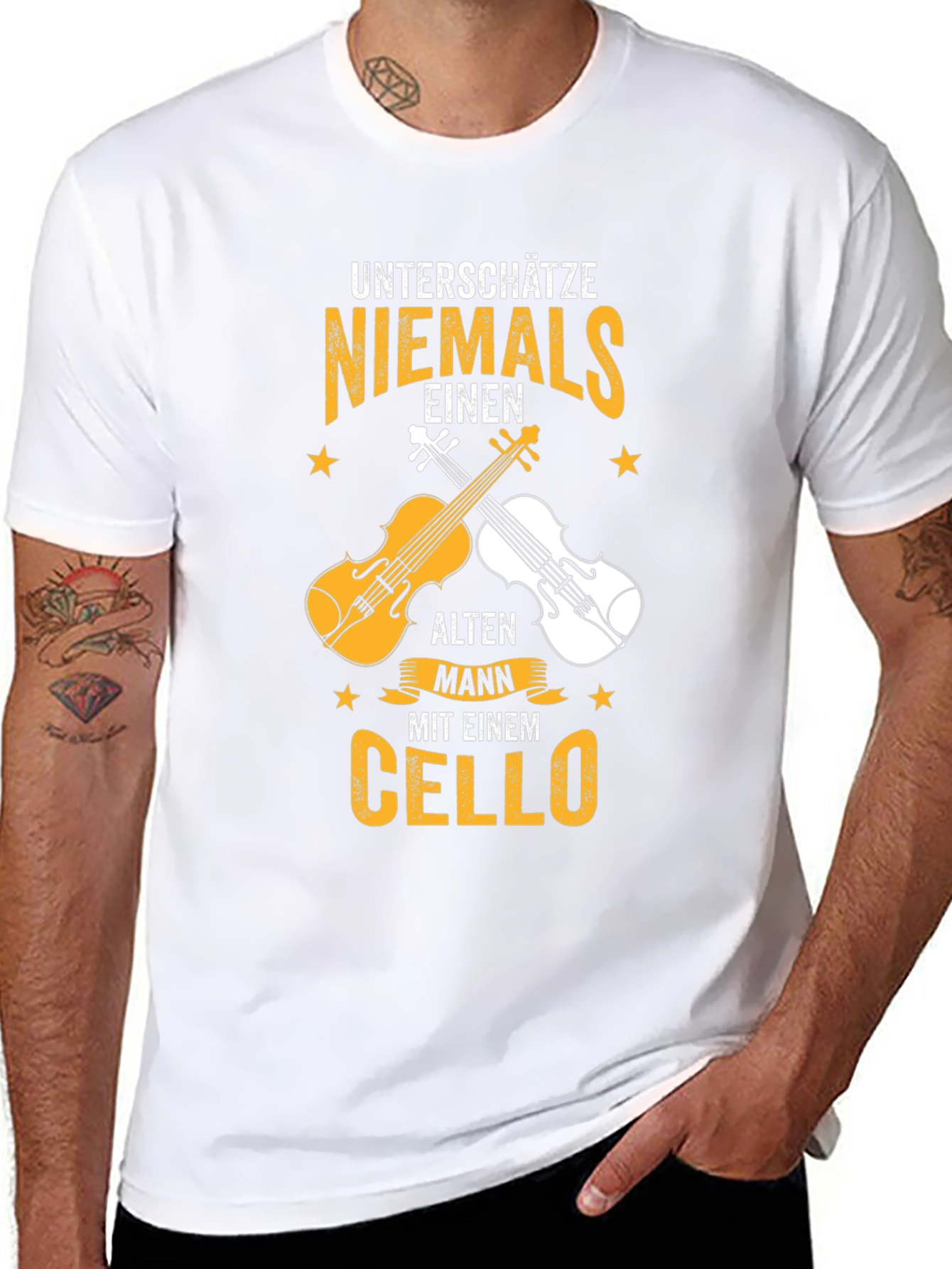 Unterschätze Niemals Cello T-Shirt