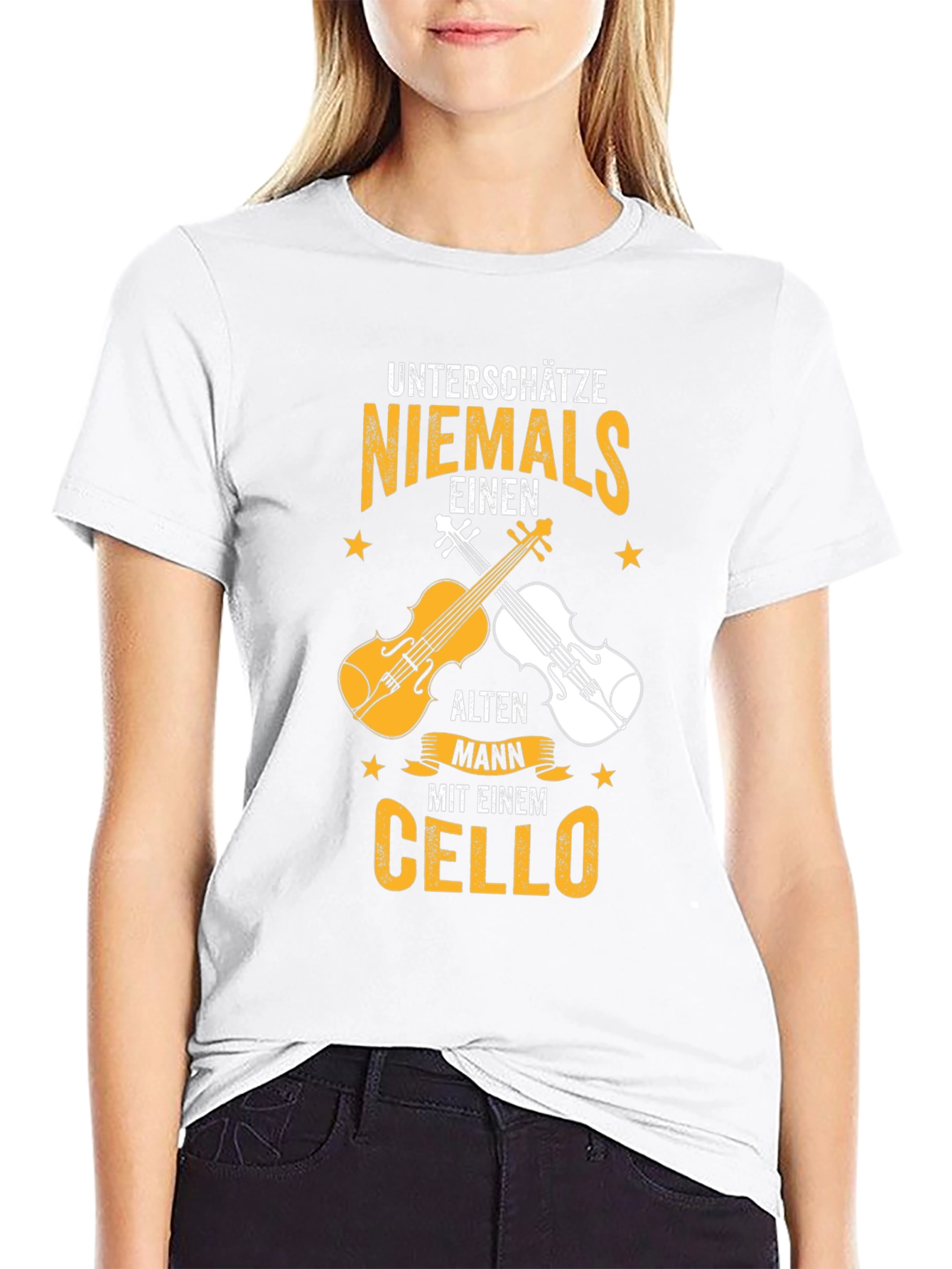 Unterschätze Niemals Cello T-Shirt