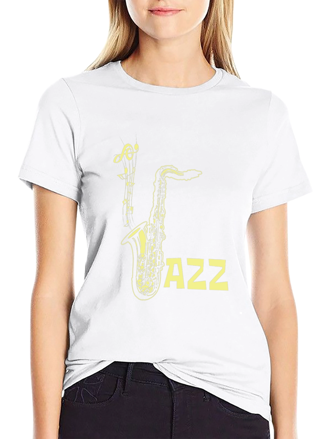 Jazz Saxophone Graphic Tee - Cool Musician T-Shirt