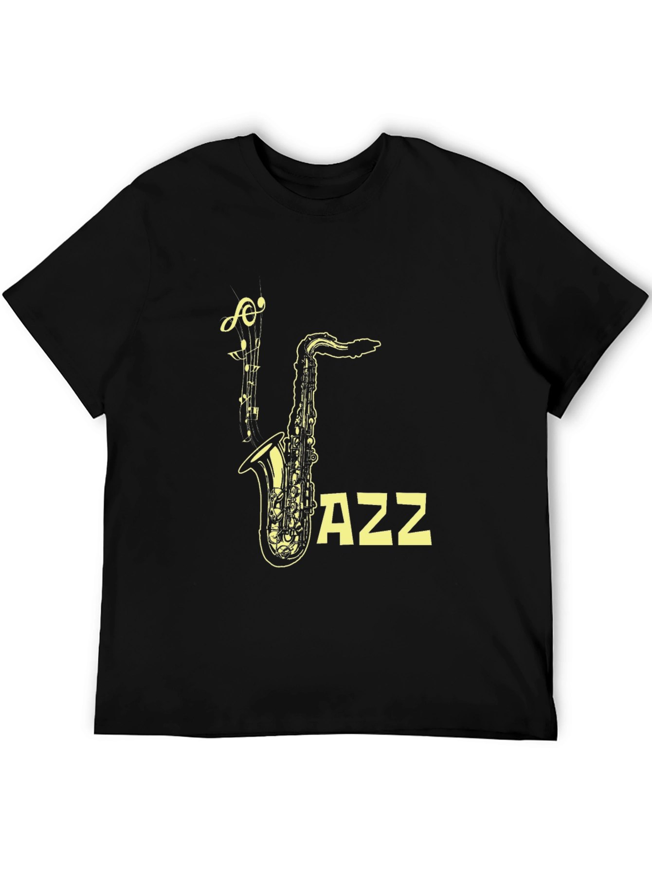 Jazz Saxophone Graphic Tee - Cool Musician T-Shirt