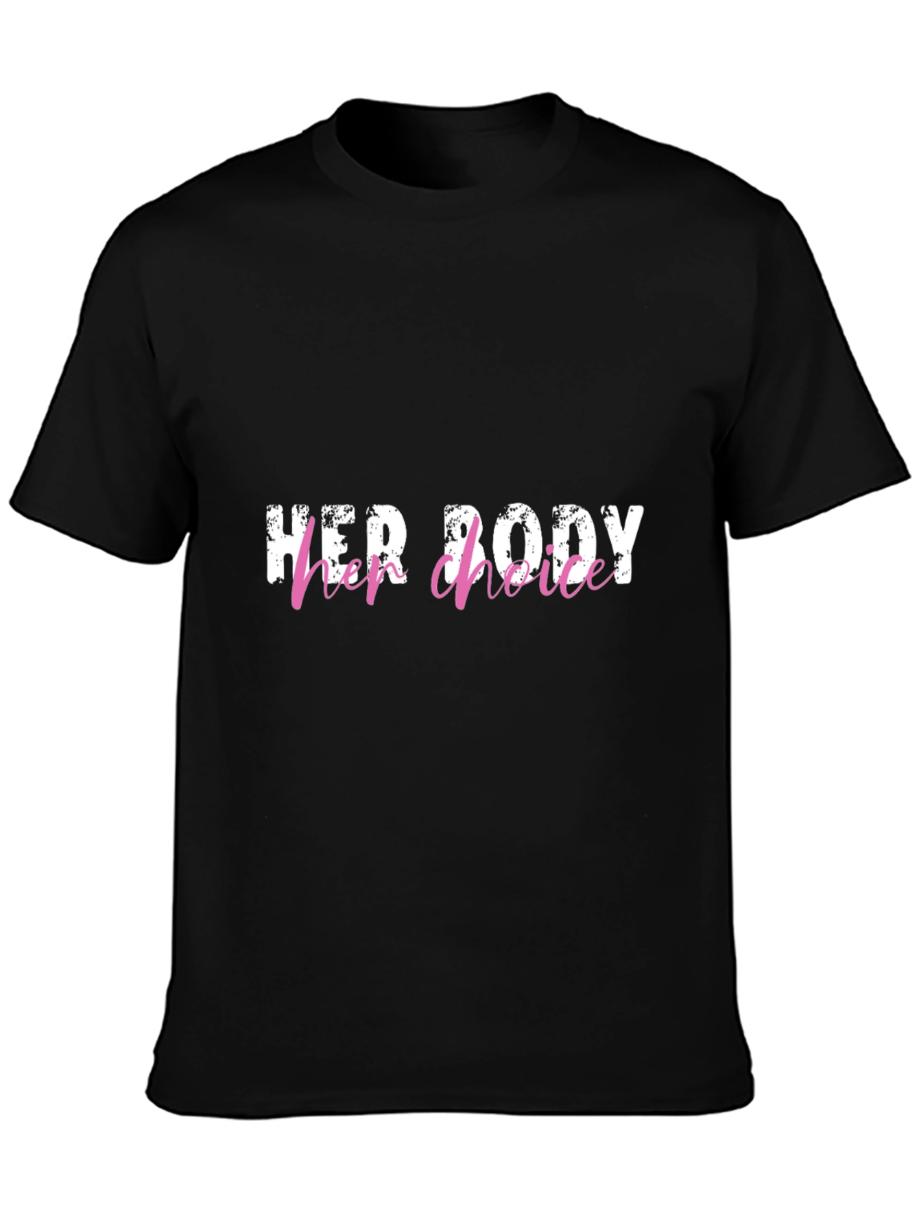 Her Body Her Choice T-Shirt - Black