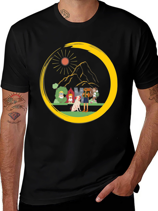Camping Crew Graphic Tee - Adventure Ready!