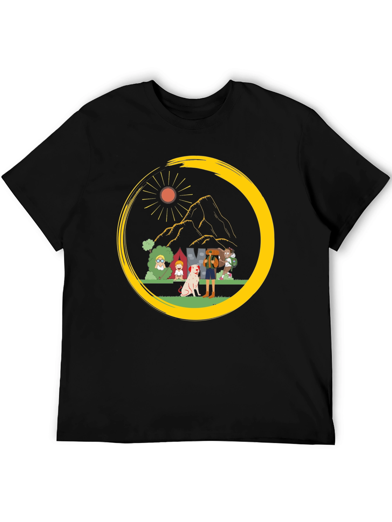 Camping Crew Graphic Tee - Adventure Ready!