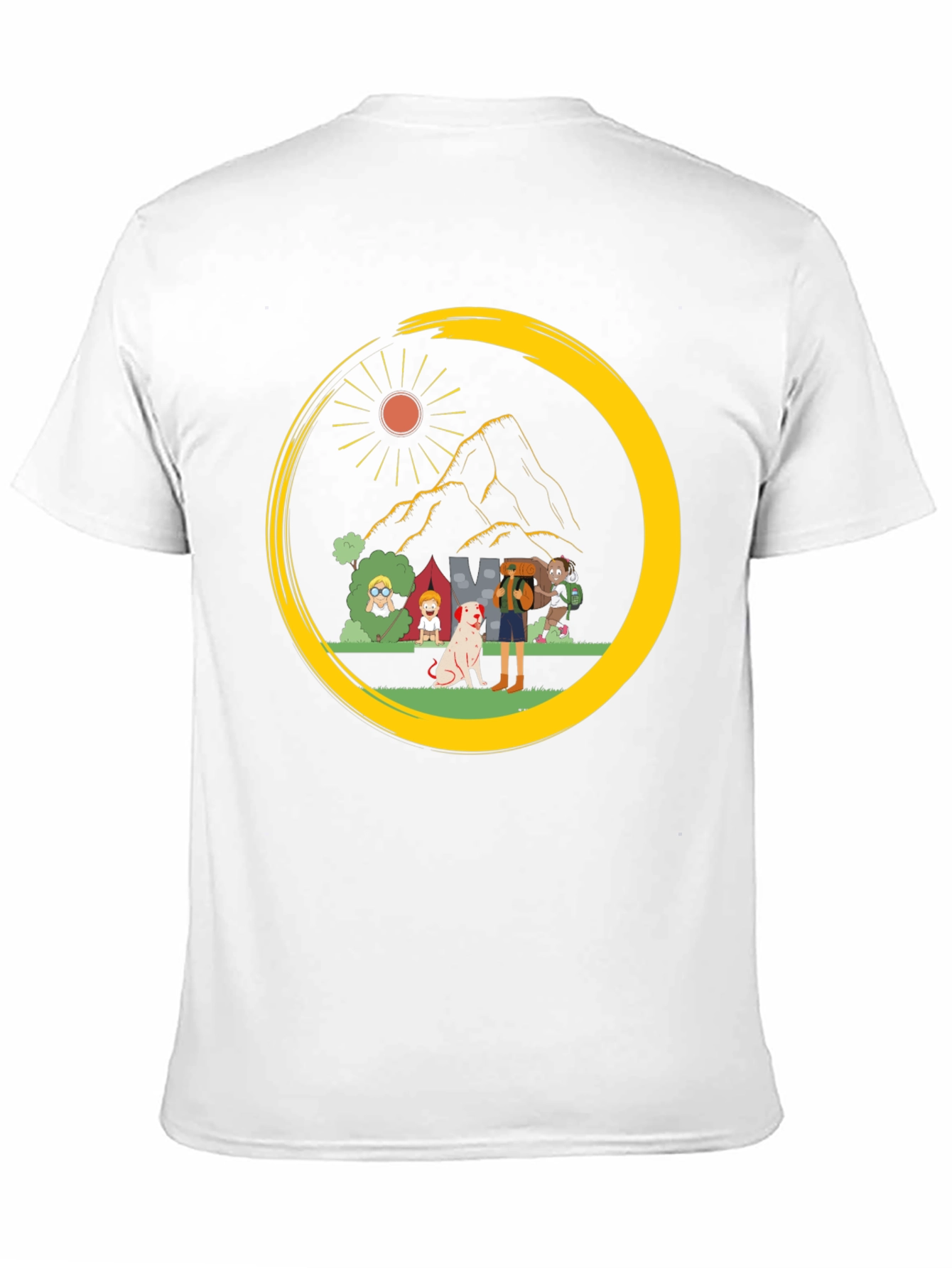Camping Crew Graphic Tee - Adventure Ready!