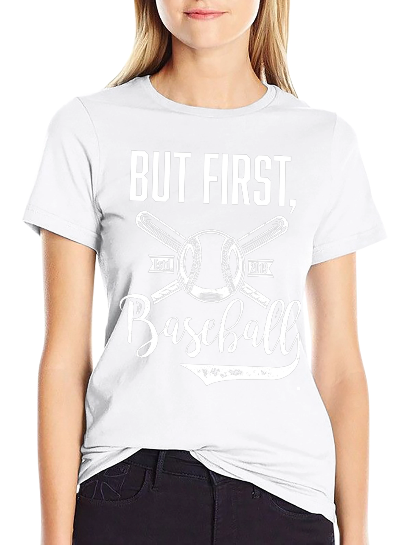 But First Baseball Graphic Tee