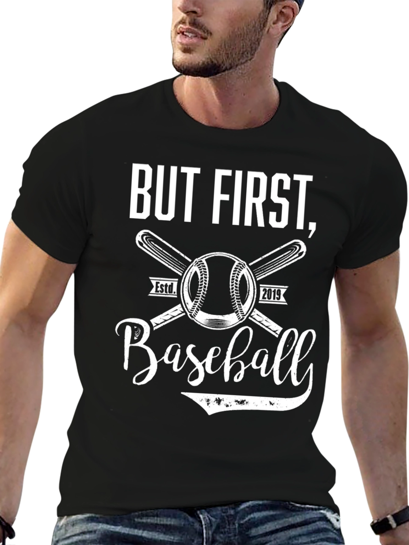 But First Baseball Graphic Tee