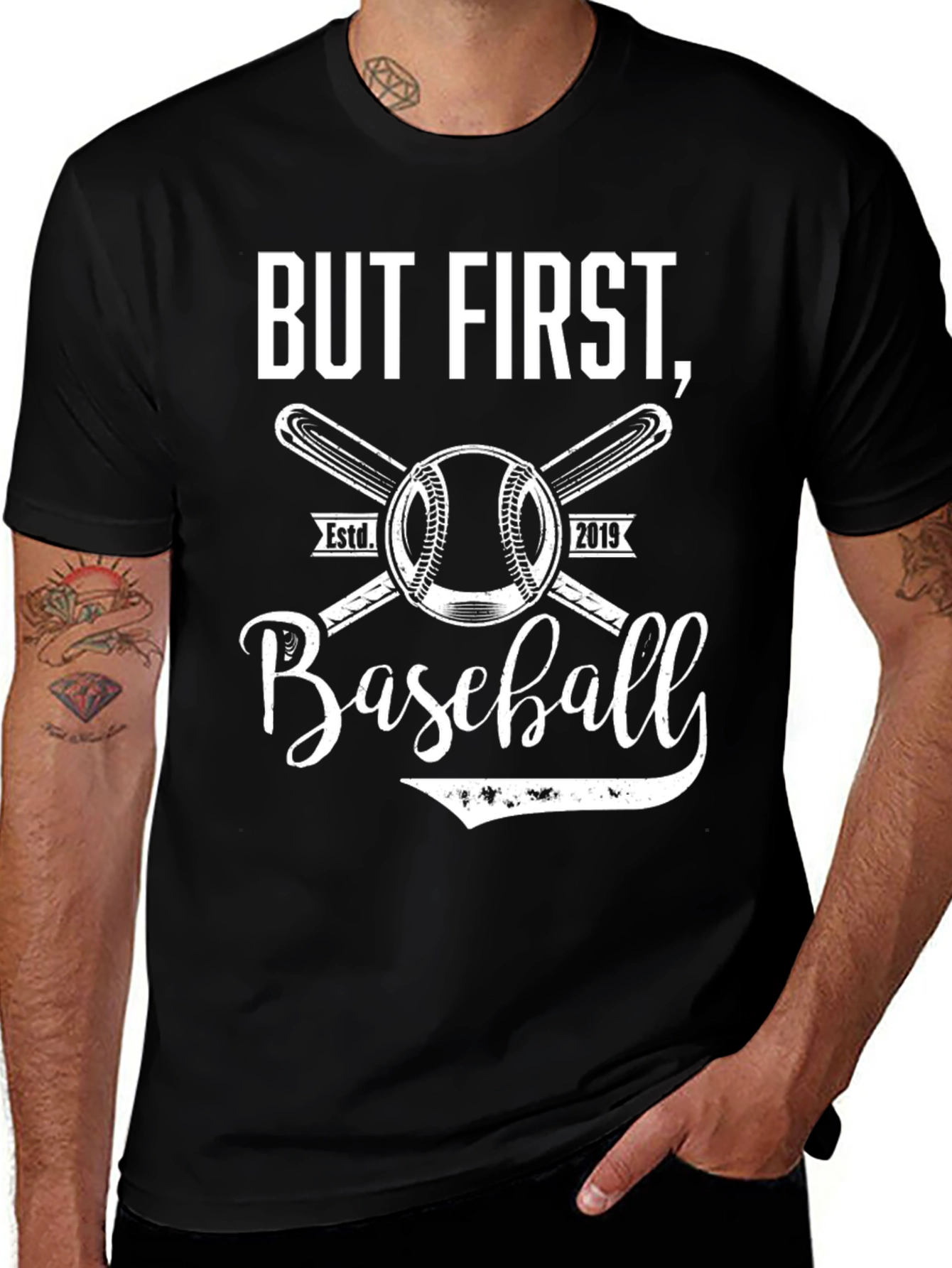 But First Baseball Graphic Tee