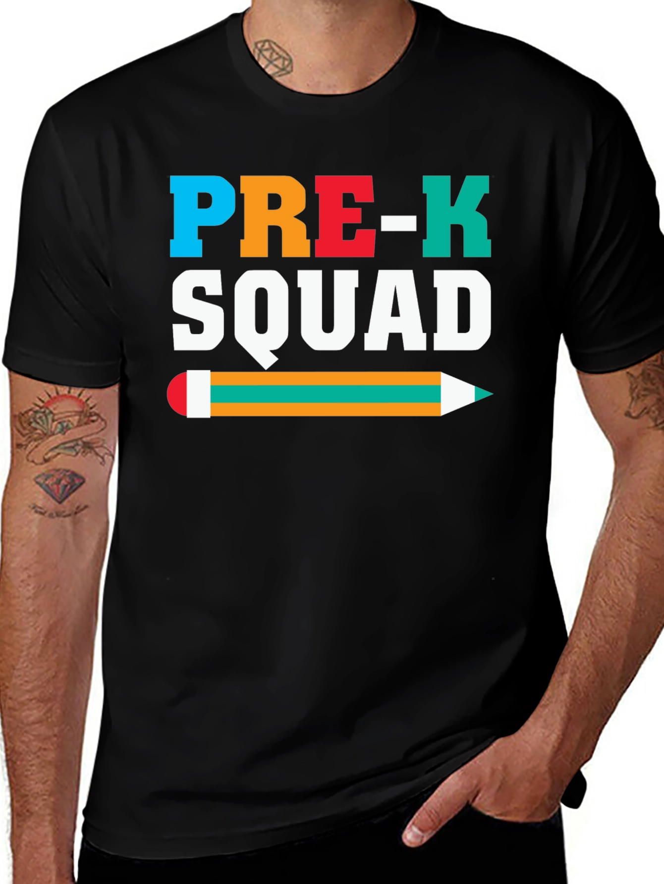 Pre-K Squad Black T-Shirt