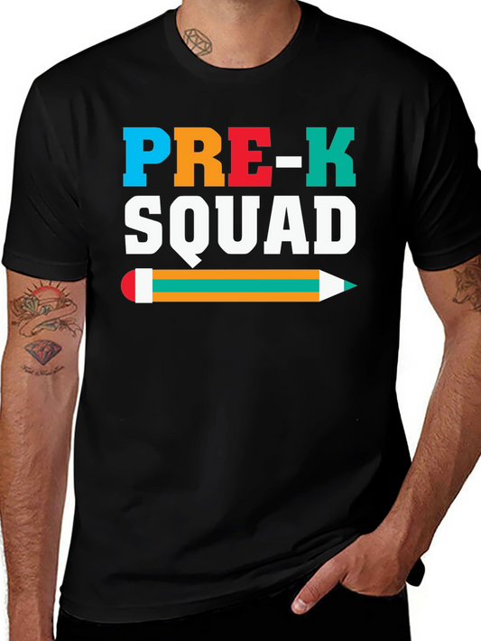 Pre-K Squad Black T-Shirt