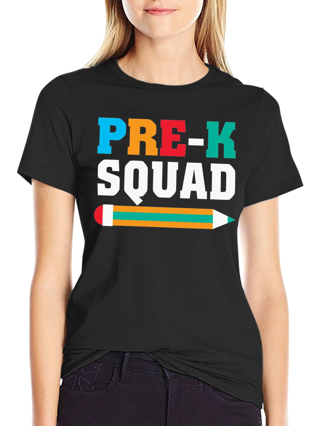 Pre-K Squad Black T-Shirt
