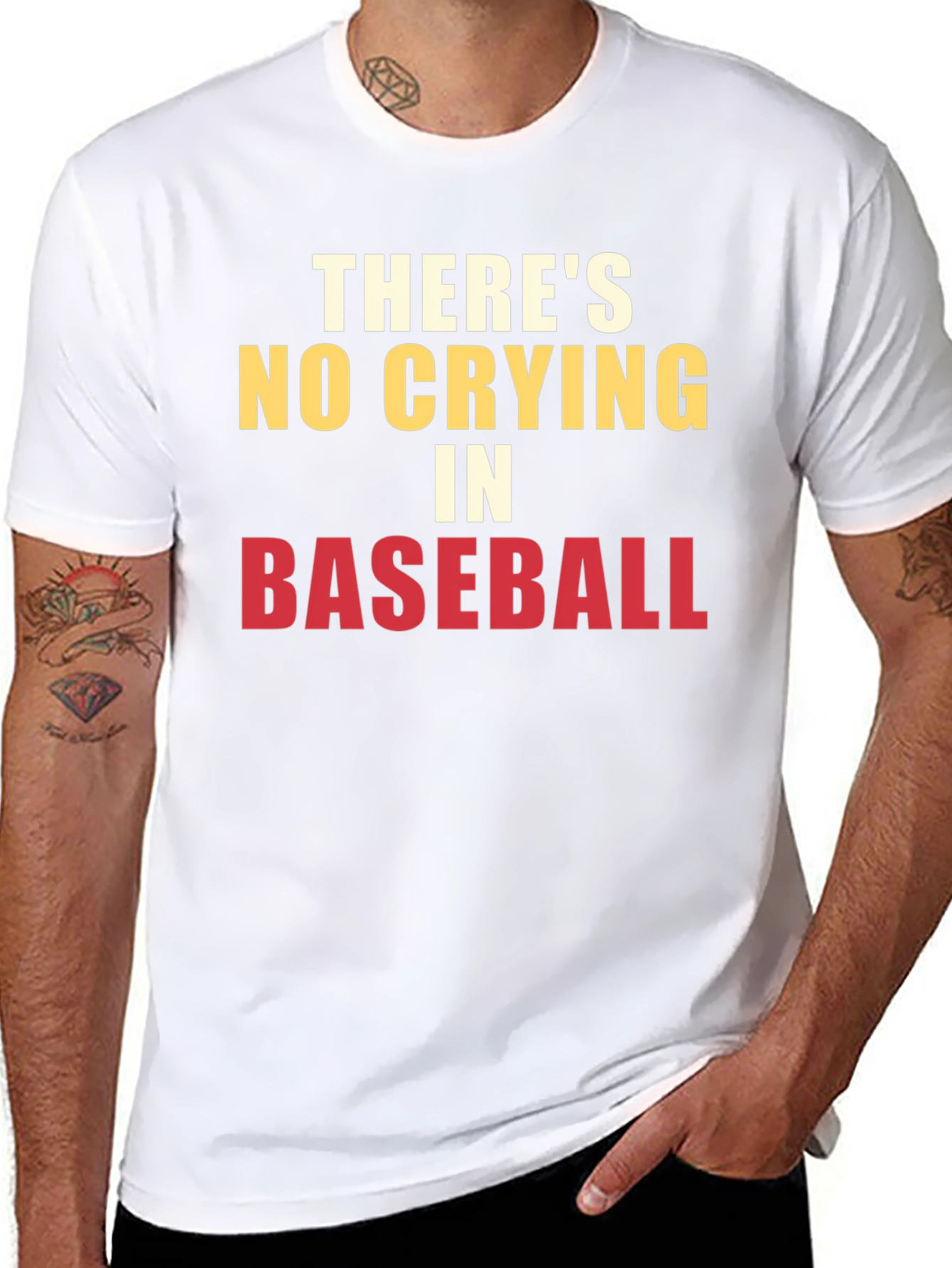 Theres No Crying in Baseball T-Shirt