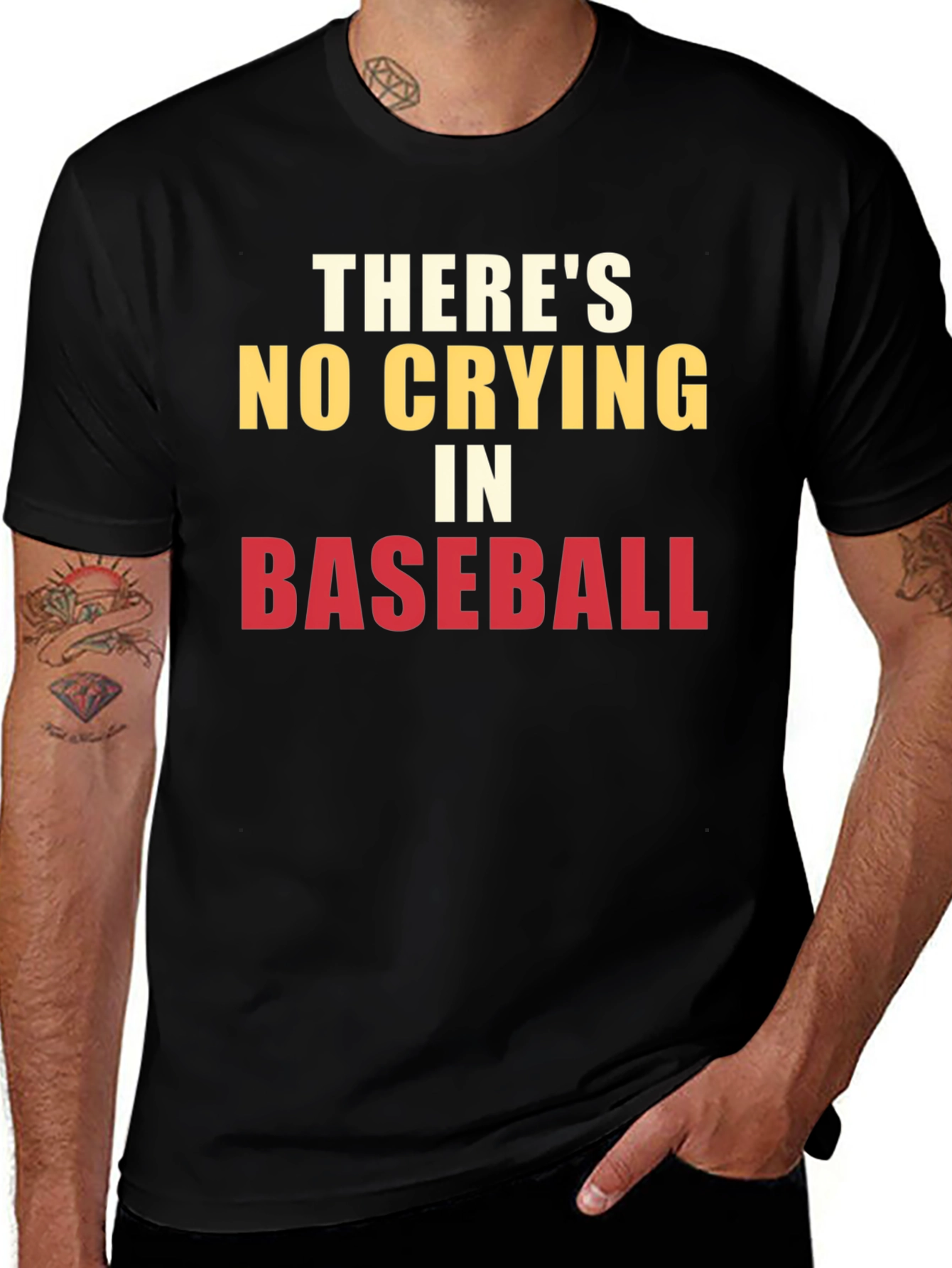 Theres No Crying in Baseball T-Shirt