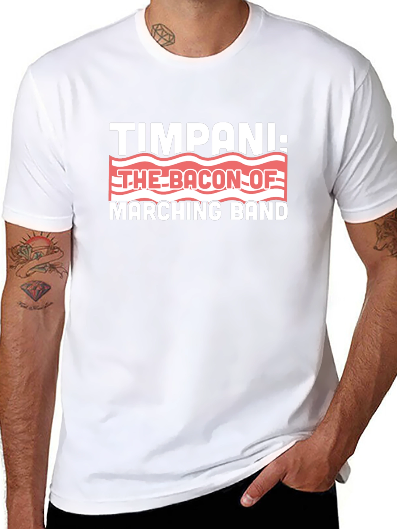 Timpani: The Bacon of Marching Band T-Shirt