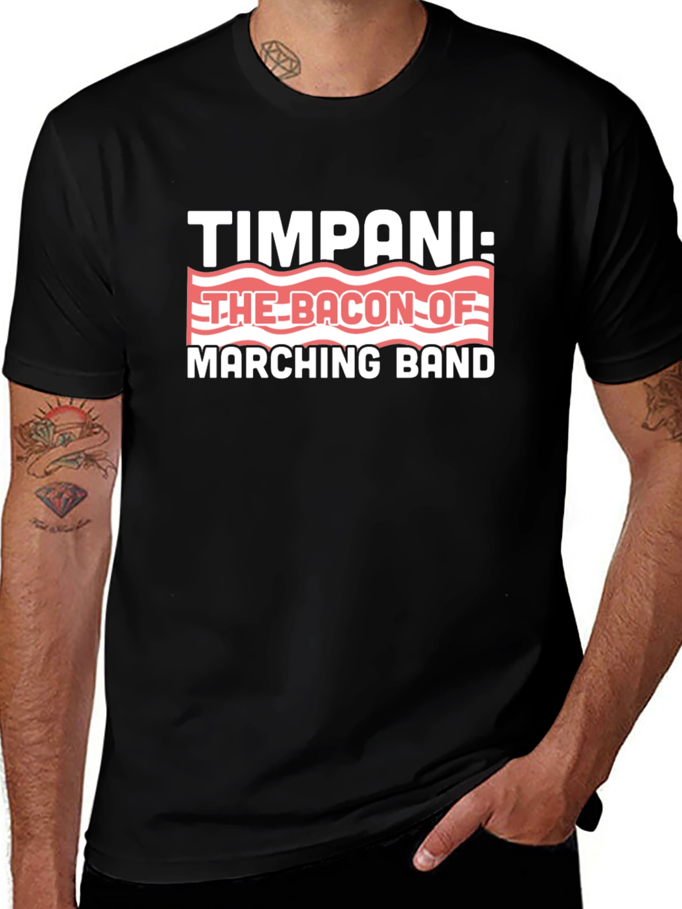 Timpani: The Bacon of Marching Band T-Shirt
