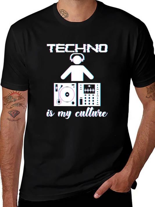 Techno is my Culture T-Shirt - DJ Music Tee