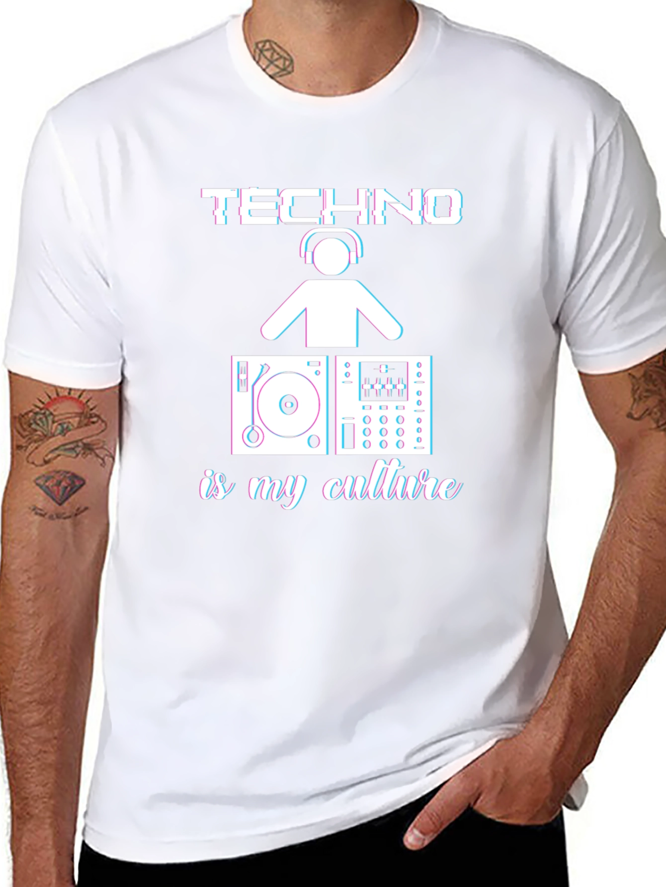 Techno is my Culture T-Shirt - DJ Music Tee
