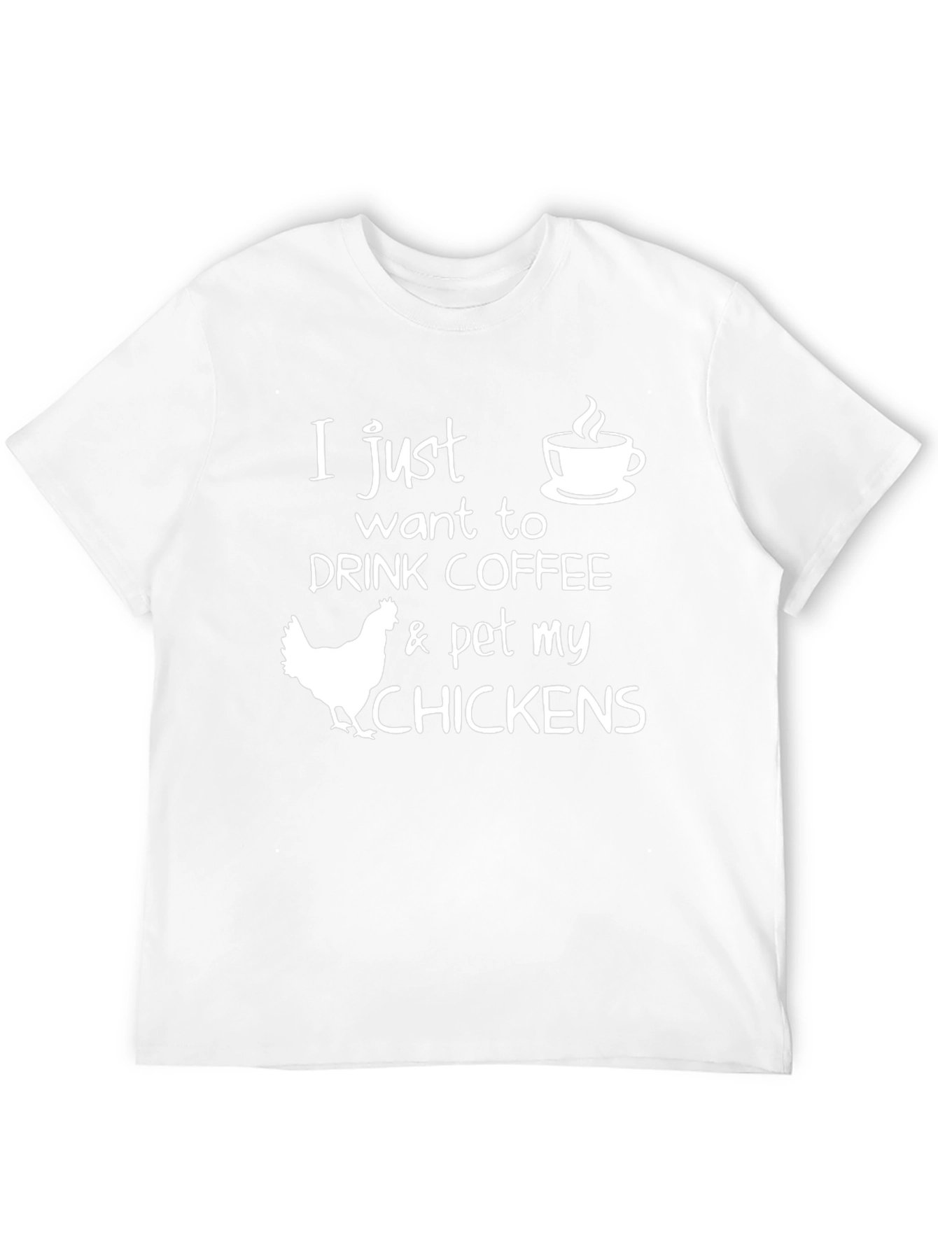 Coffee & Chickens Graphic T-Shirt