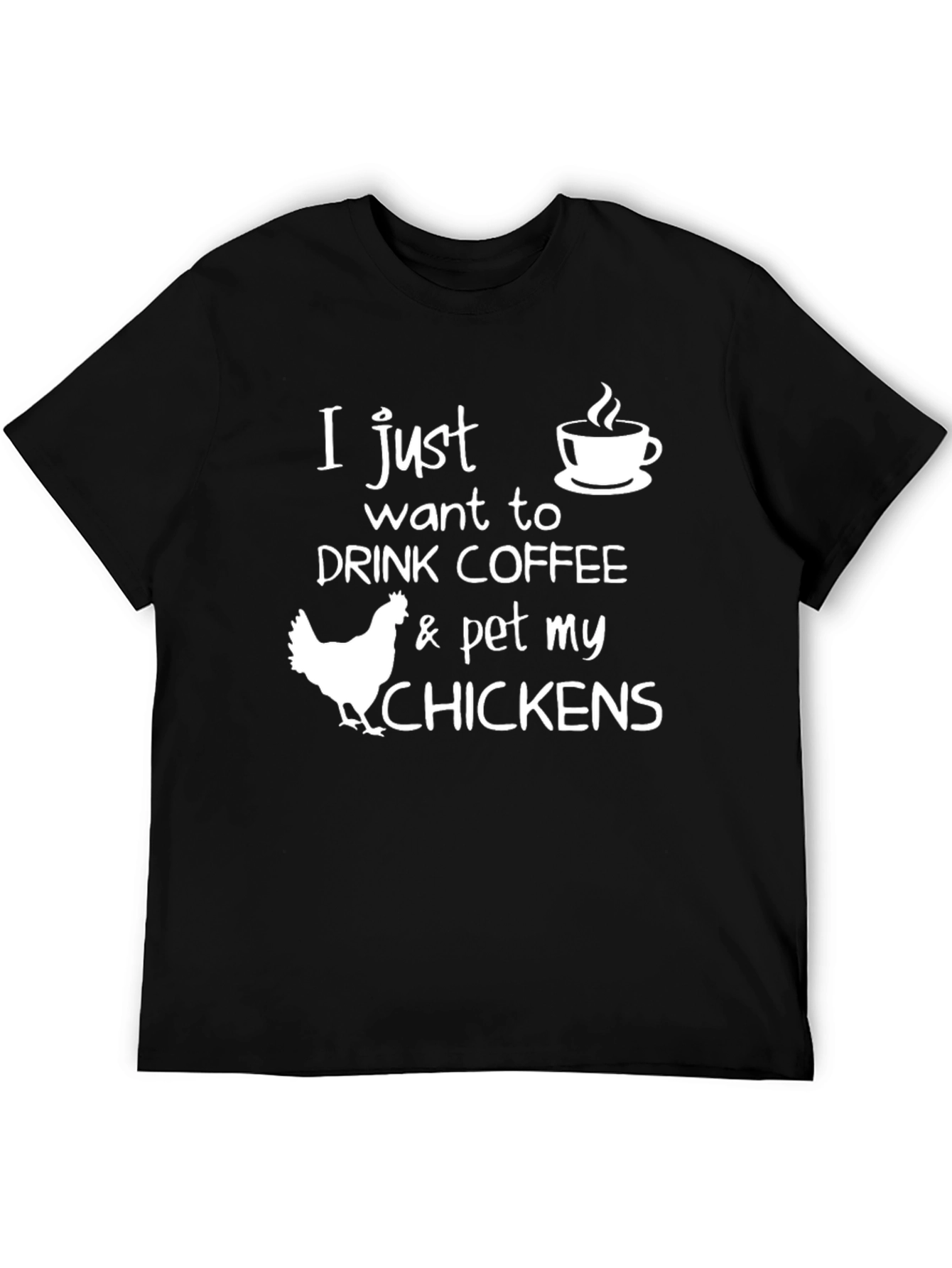 Coffee & Chickens Graphic T-Shirt