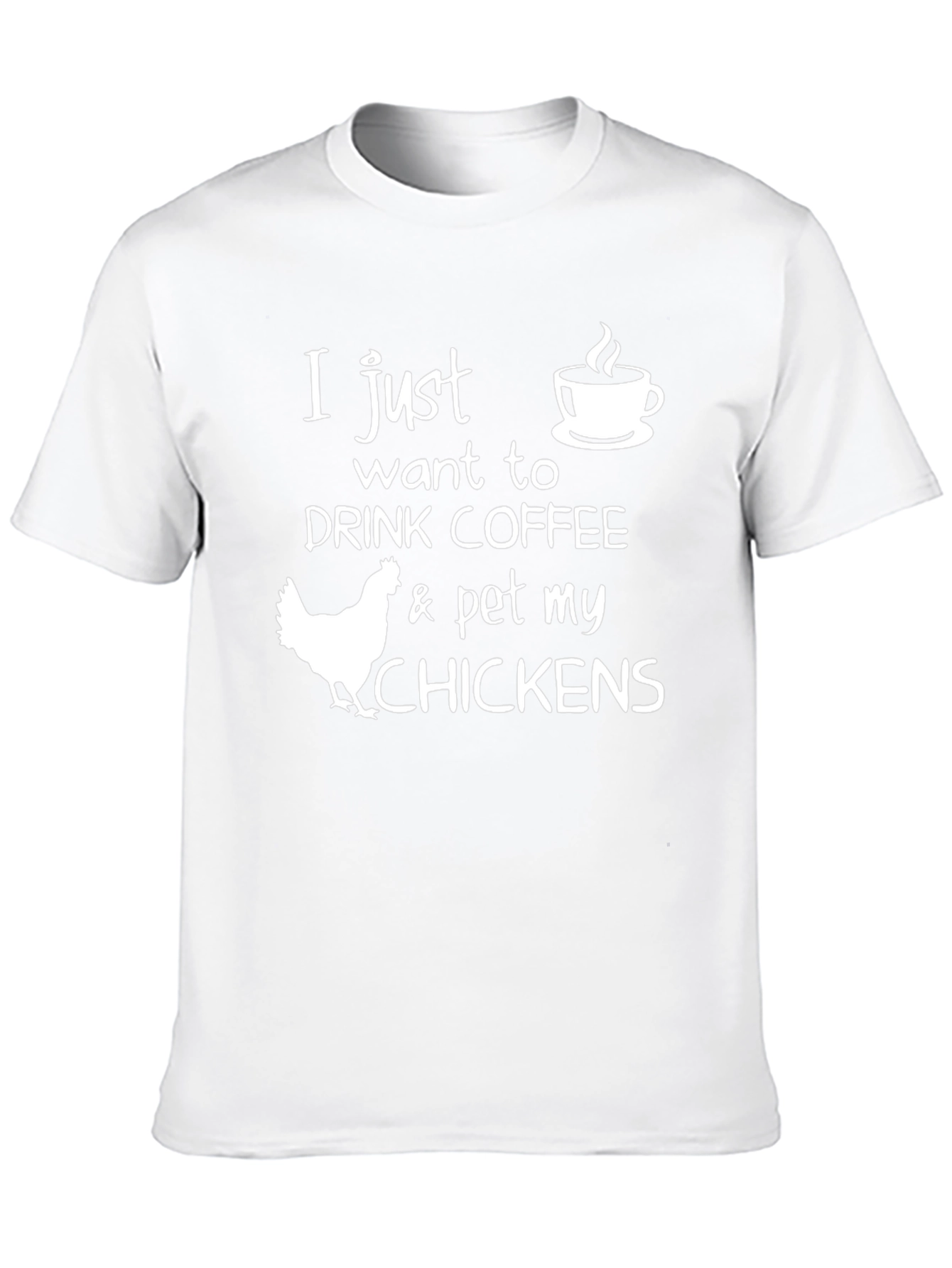 Coffee & Chickens Graphic T-Shirt