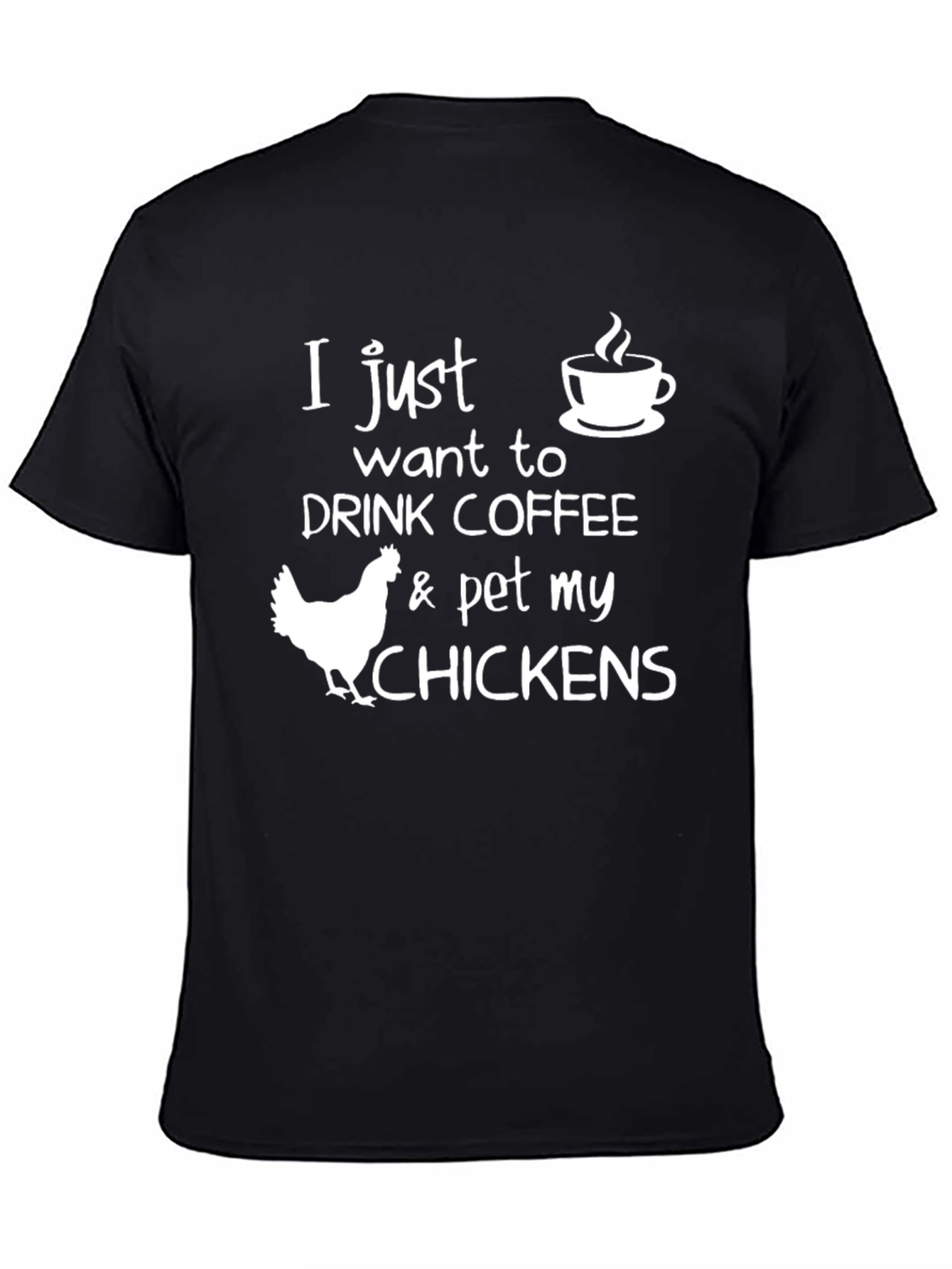 Coffee & Chickens Graphic T-Shirt