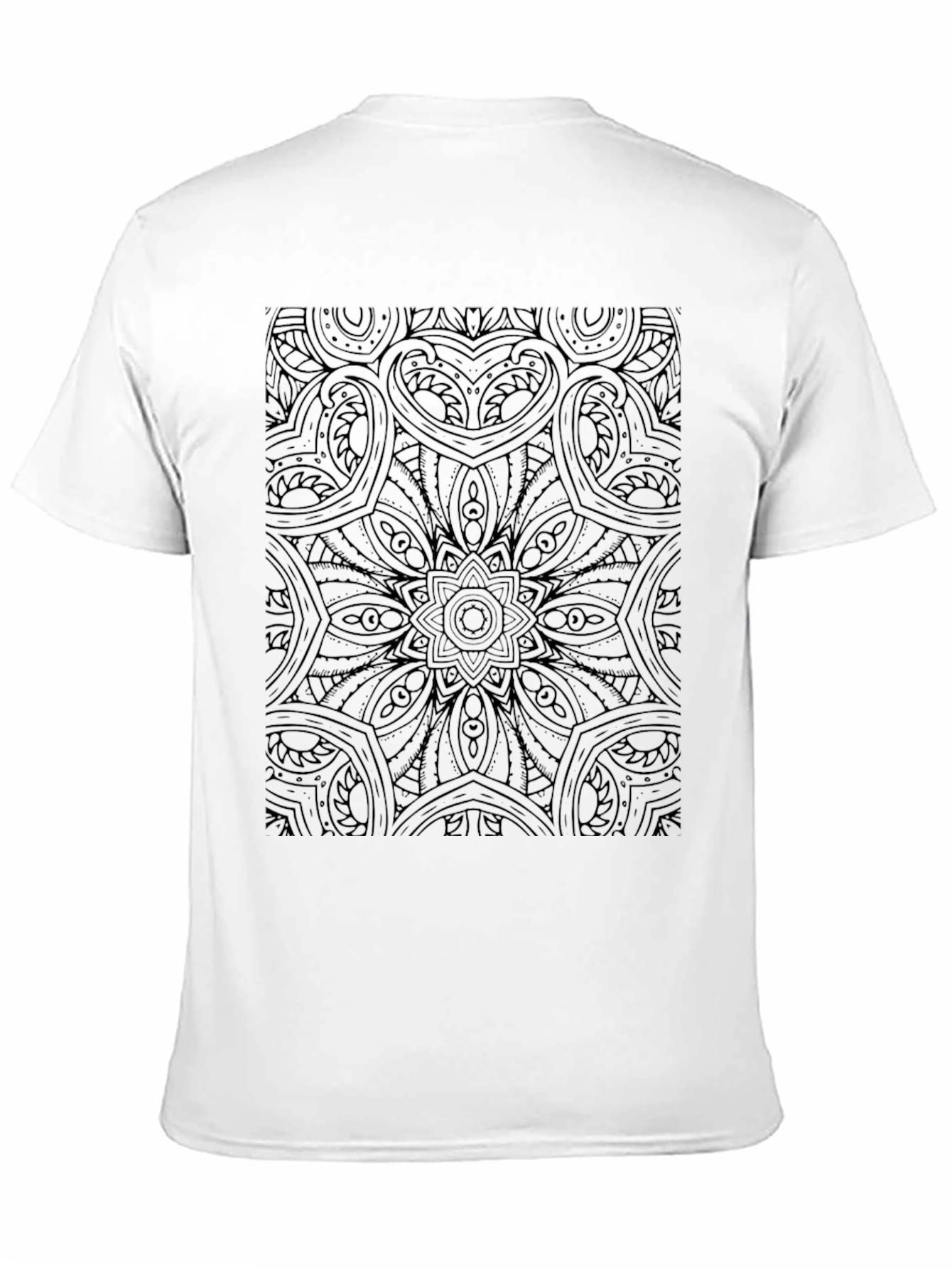 Monochrome Mandala Tee