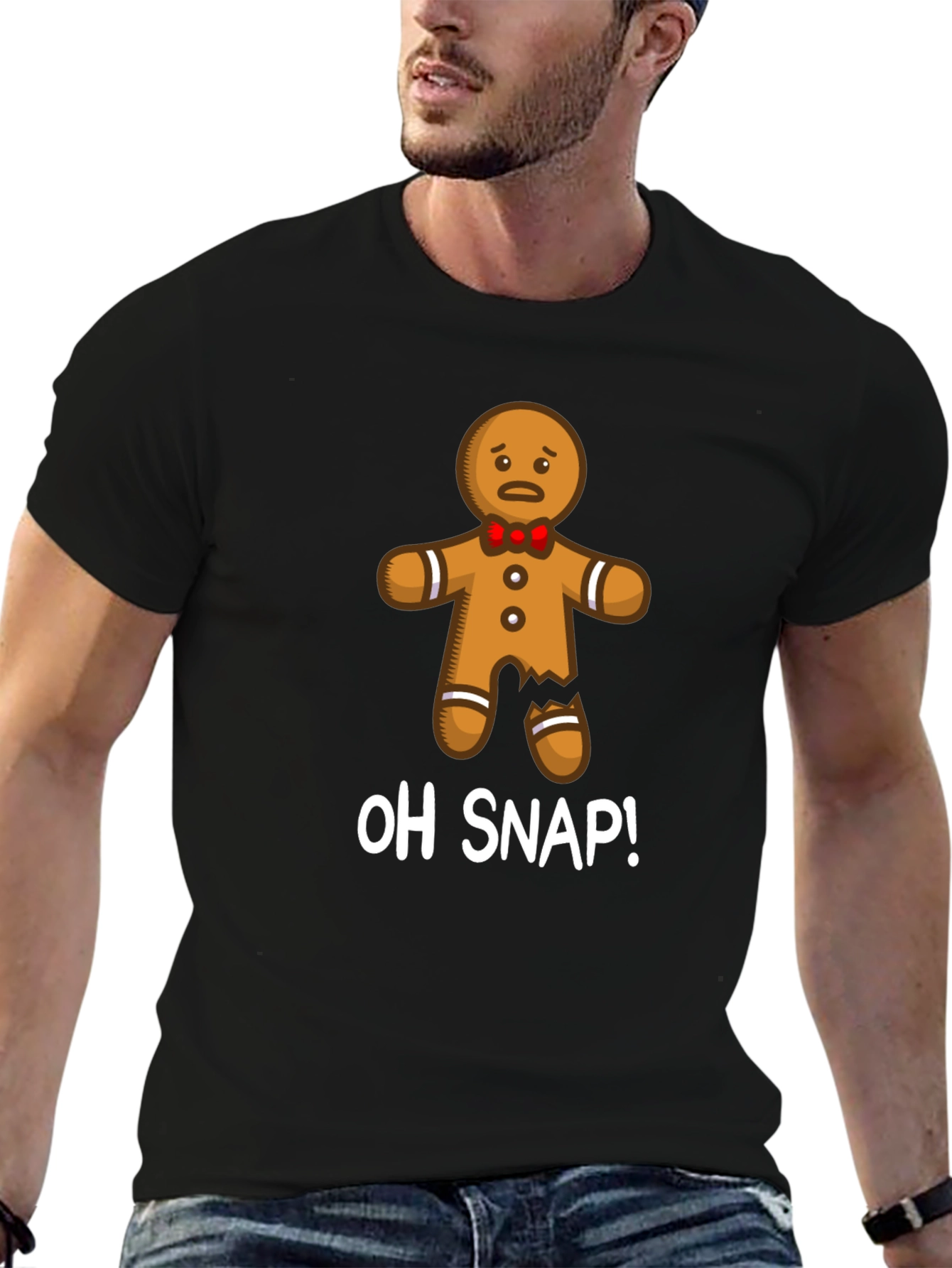 Oh Snap! Gingerbread Man Graphic Tee - Unisex