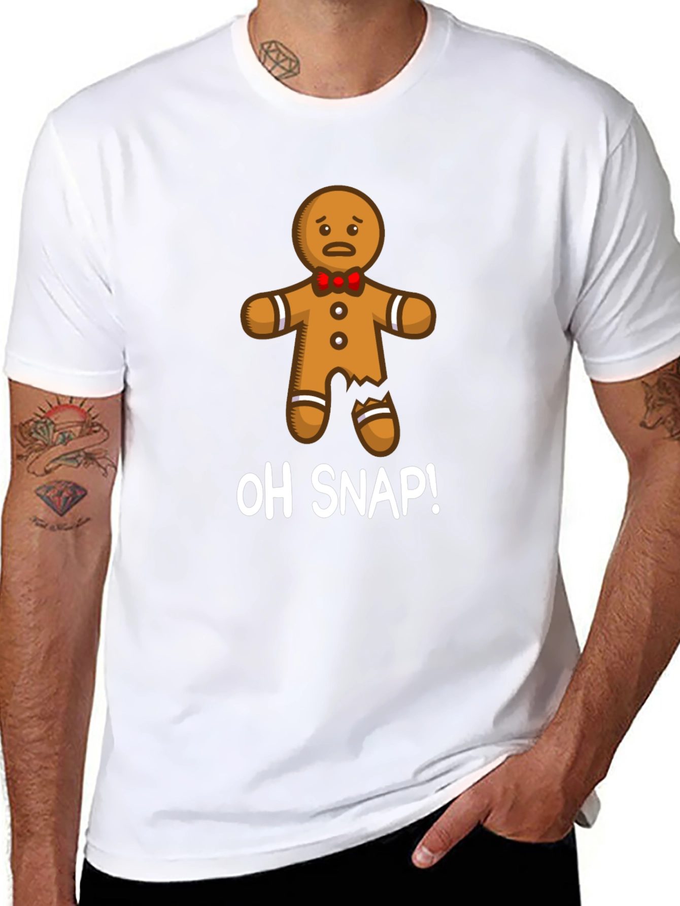Oh Snap! Gingerbread Man Graphic Tee - Unisex