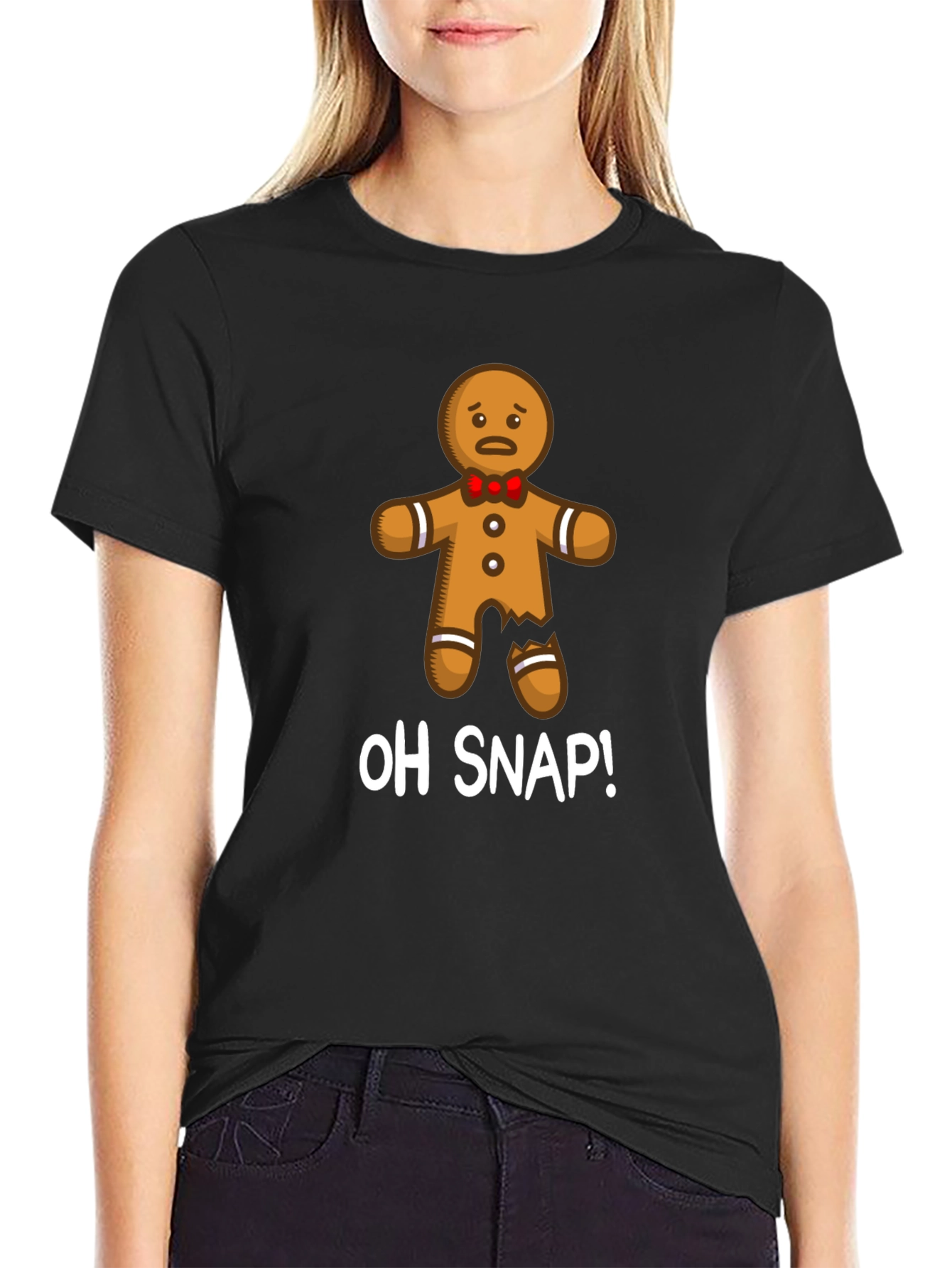 Oh Snap! Gingerbread Man Graphic Tee - Unisex