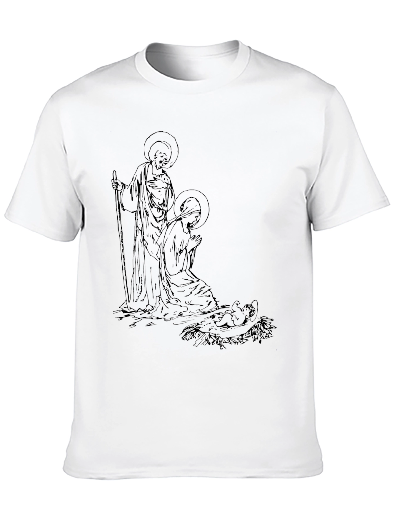 Nativity Scene Graphic T-Shirt