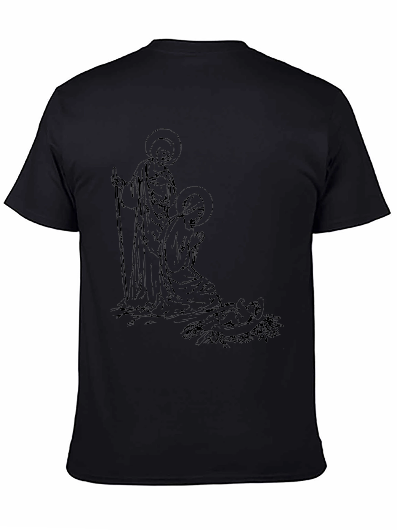 Nativity Scene Graphic T-Shirt