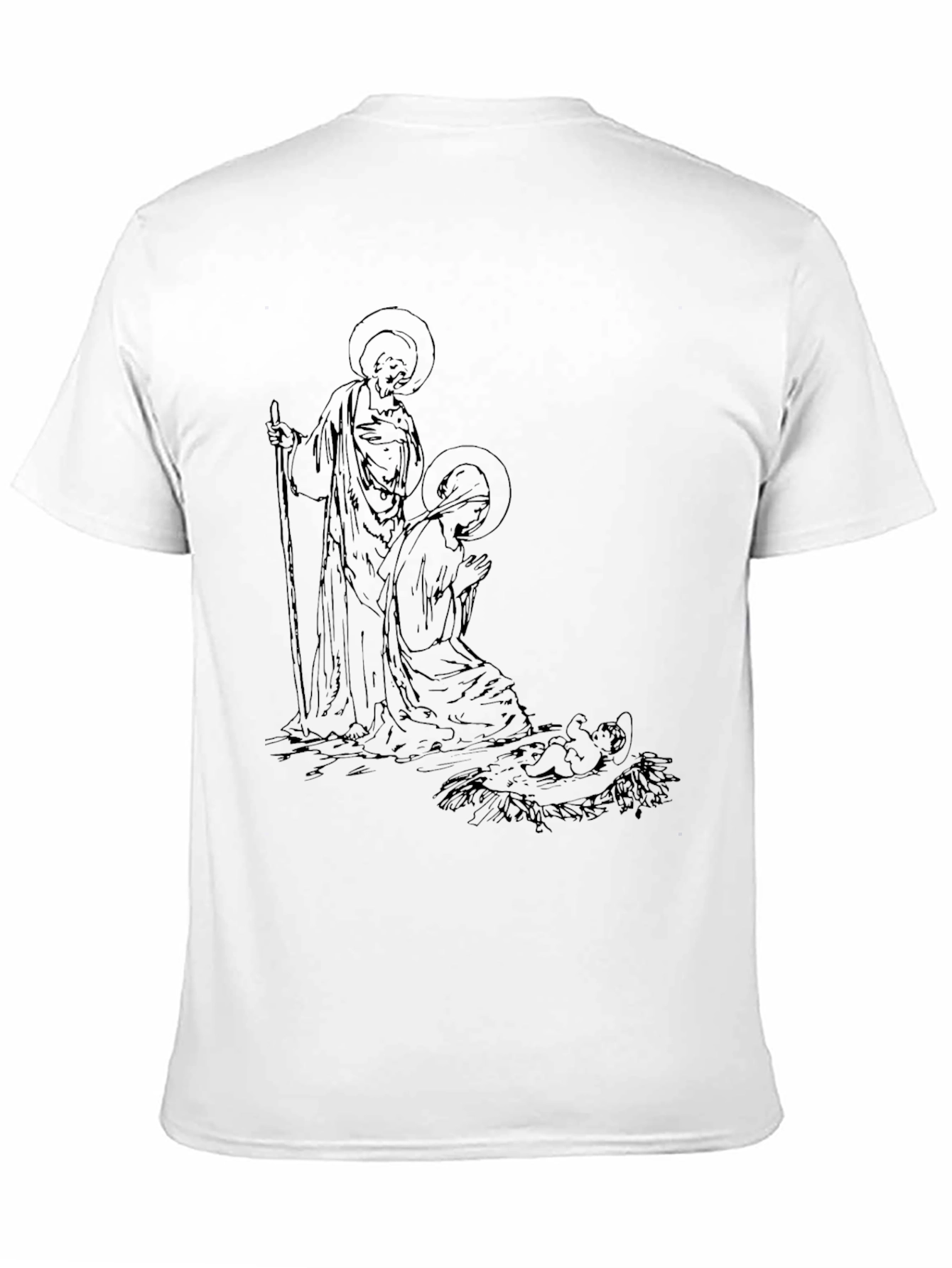 Nativity Scene Graphic T-Shirt