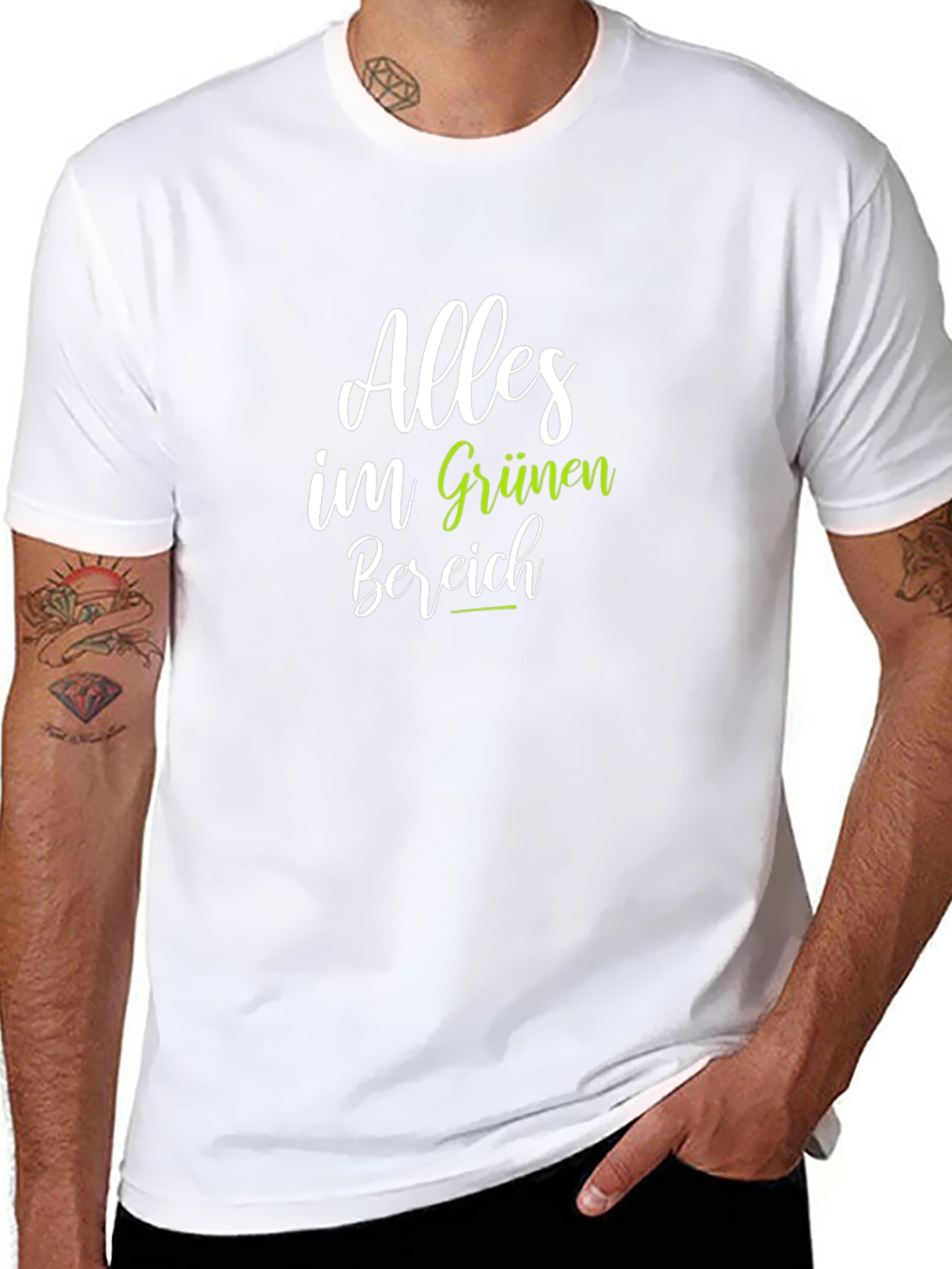 Alles im Grünen Bereich Black T-Shirt