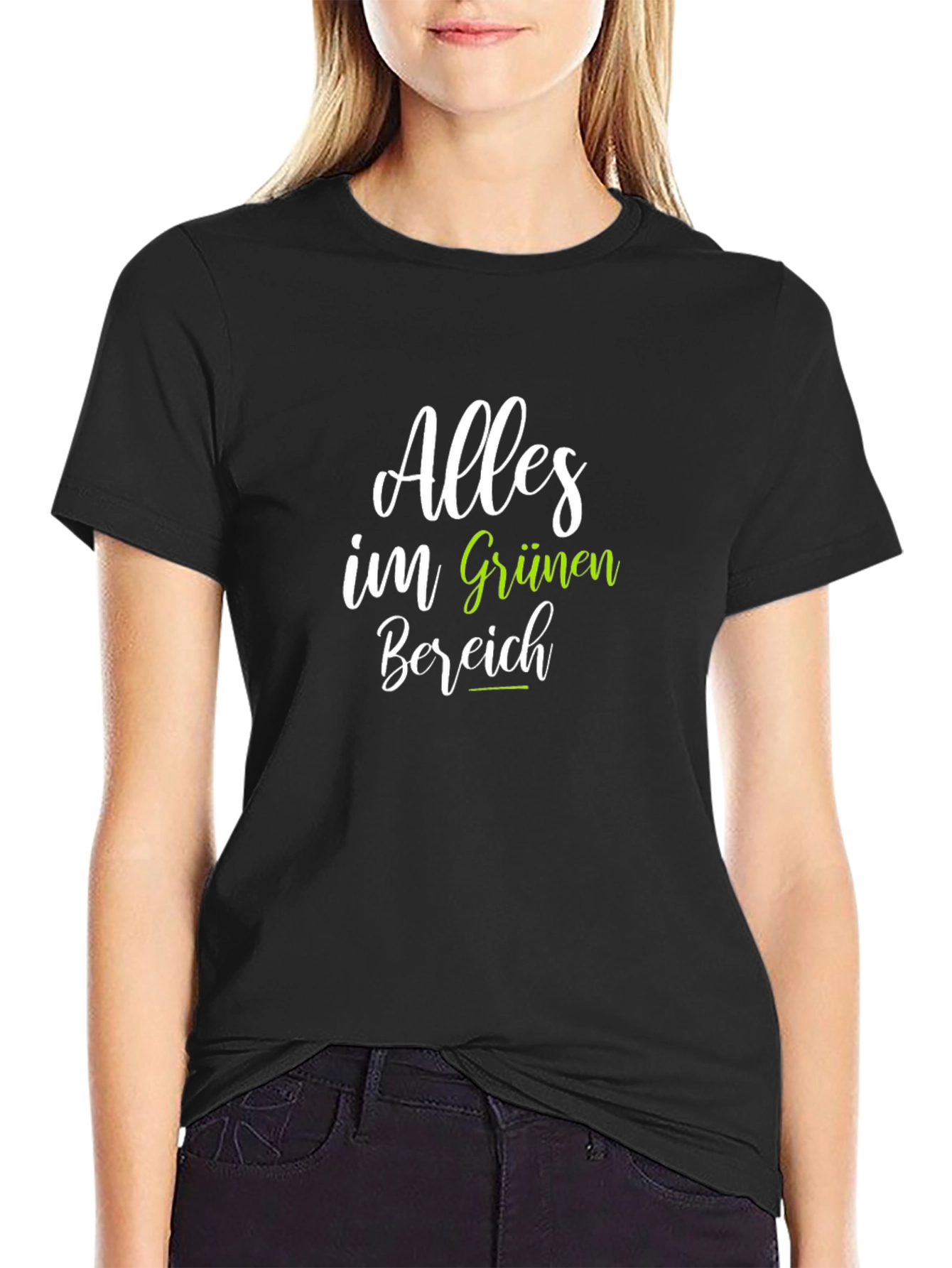 Alles im Grünen Bereich Black T-Shirt