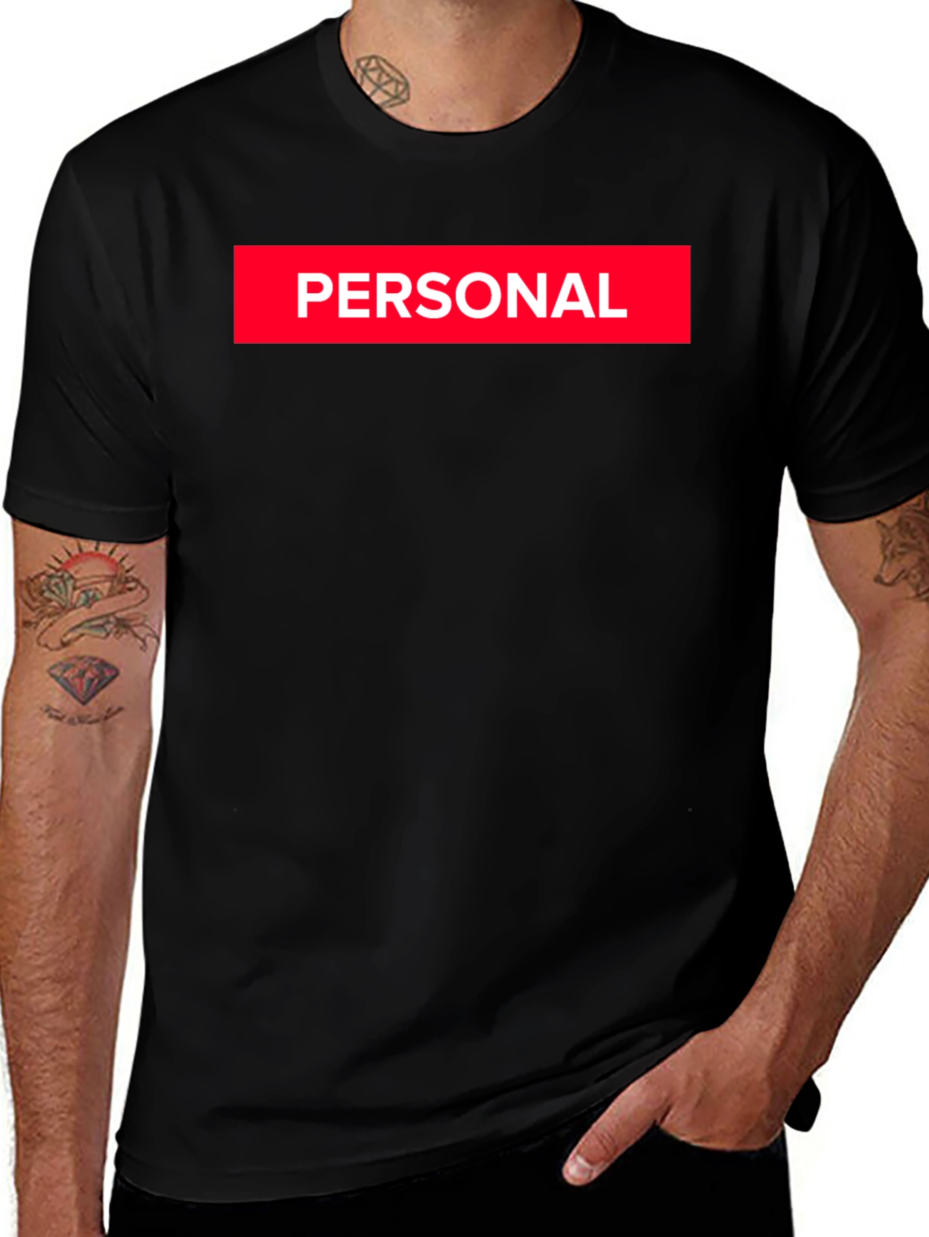 Personal Box Logo Black T-Shirt