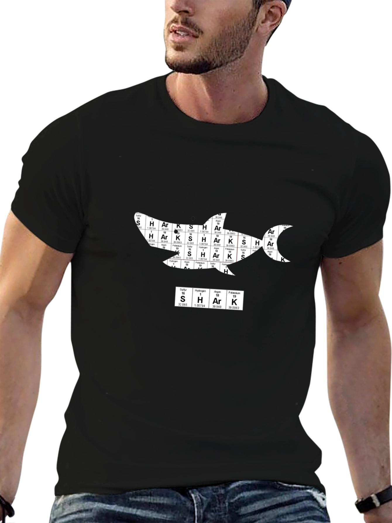 Periodic Table Shark T-Shirt - Science Lover Gift