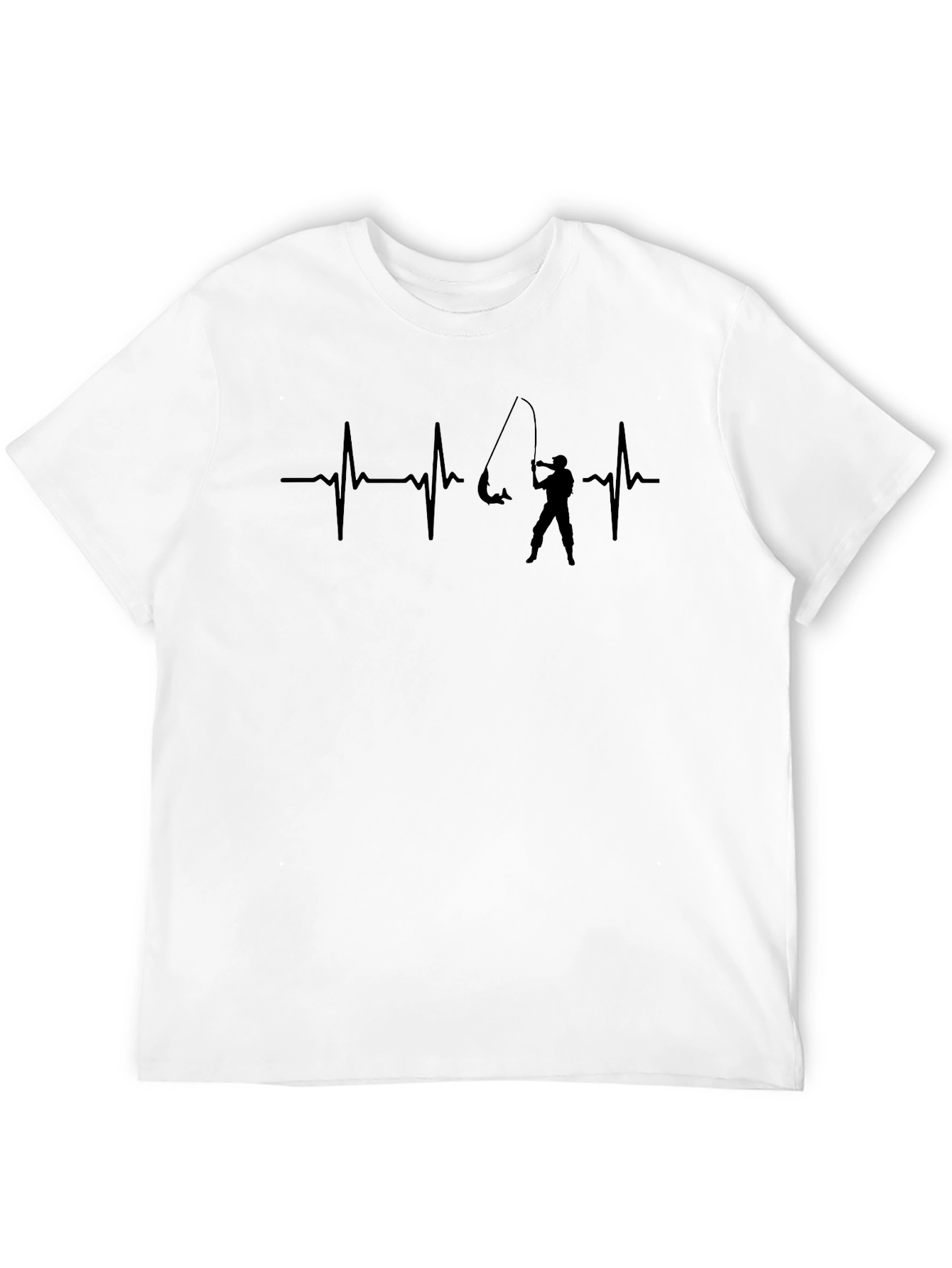 Fishing Heartbeat Graphic Tee - Anglers Passion