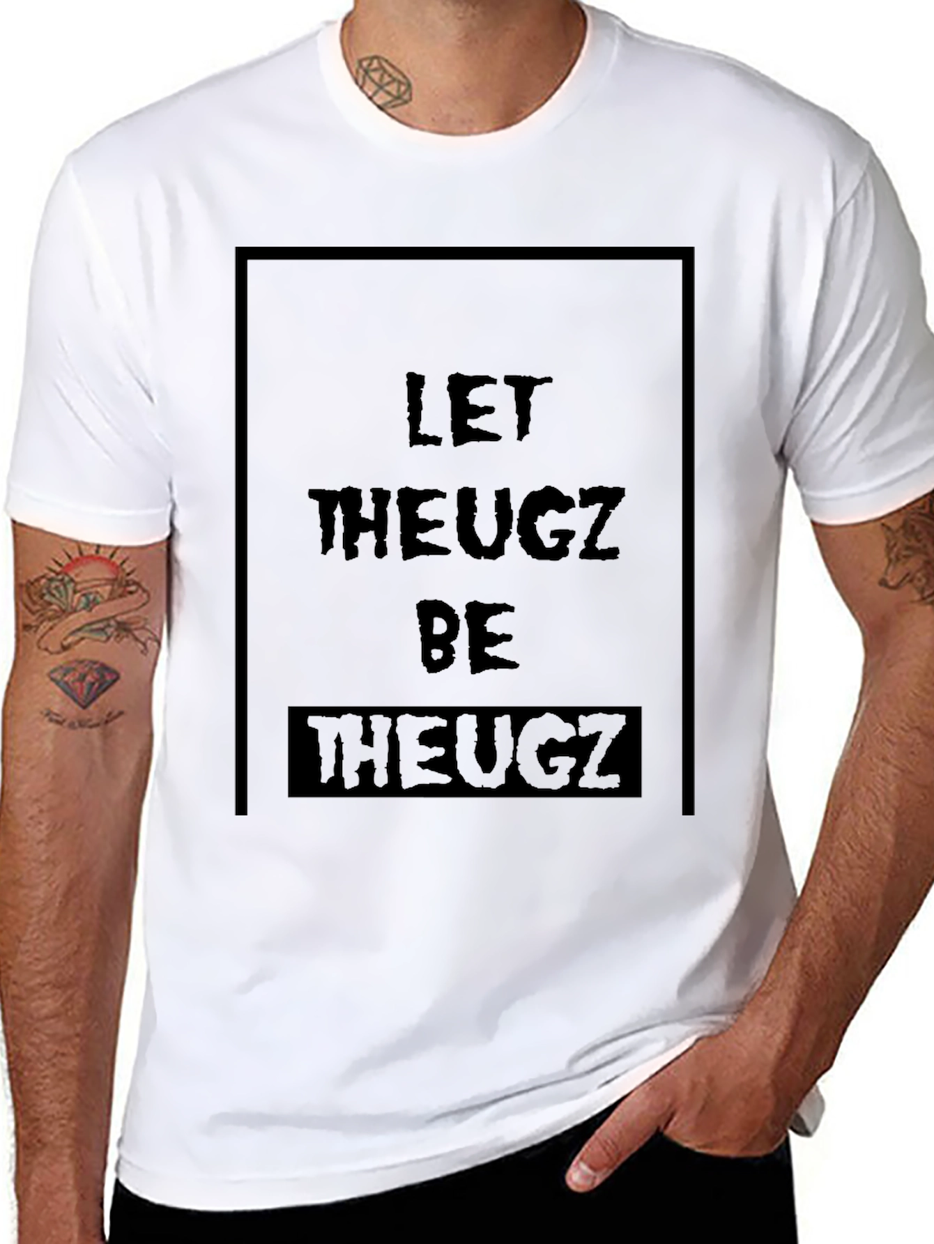 Let Theugz Be Theugz Black T-Shirt