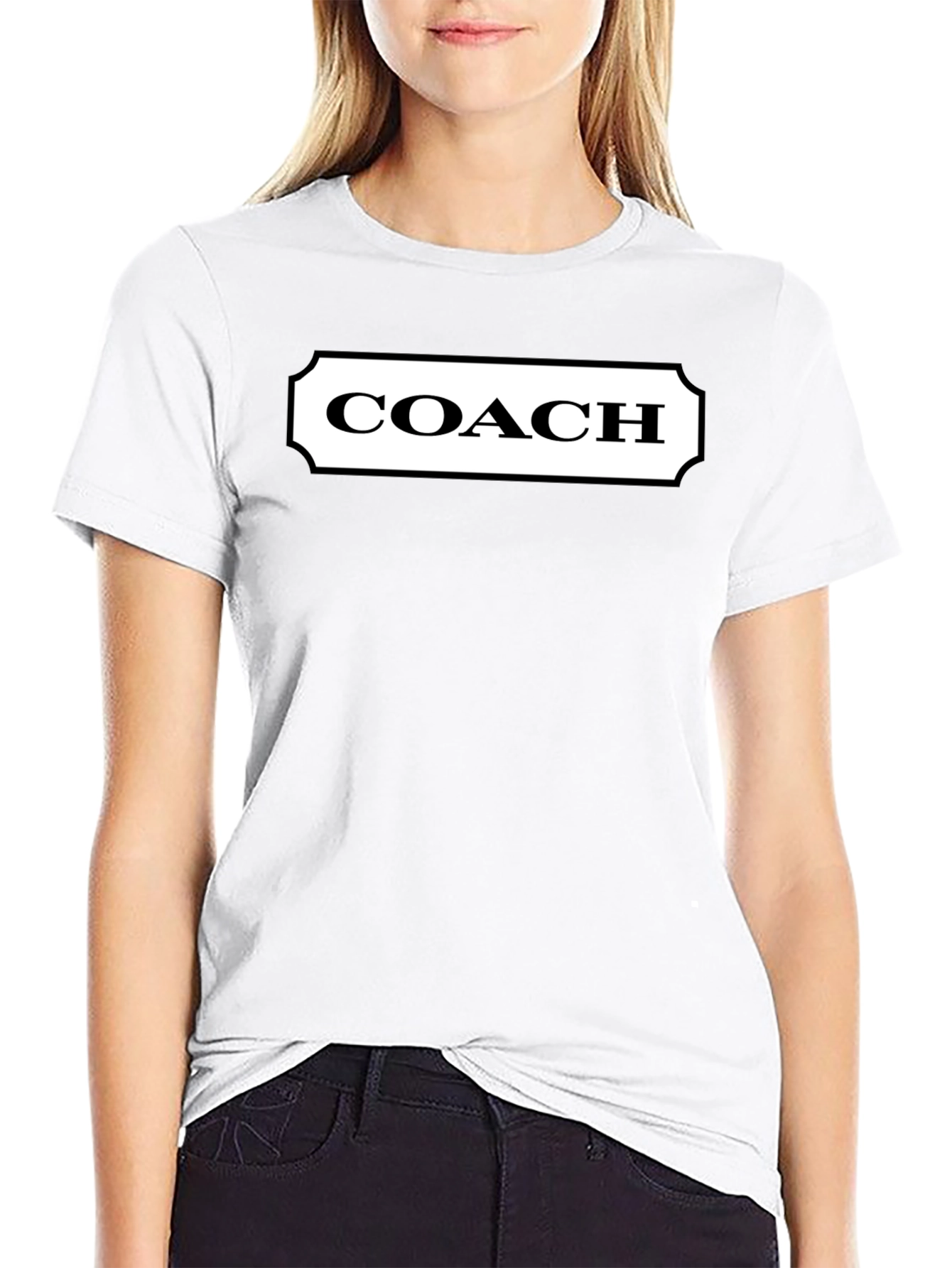 Coach Logo Black T-Shirt - Stylish & Comfortable