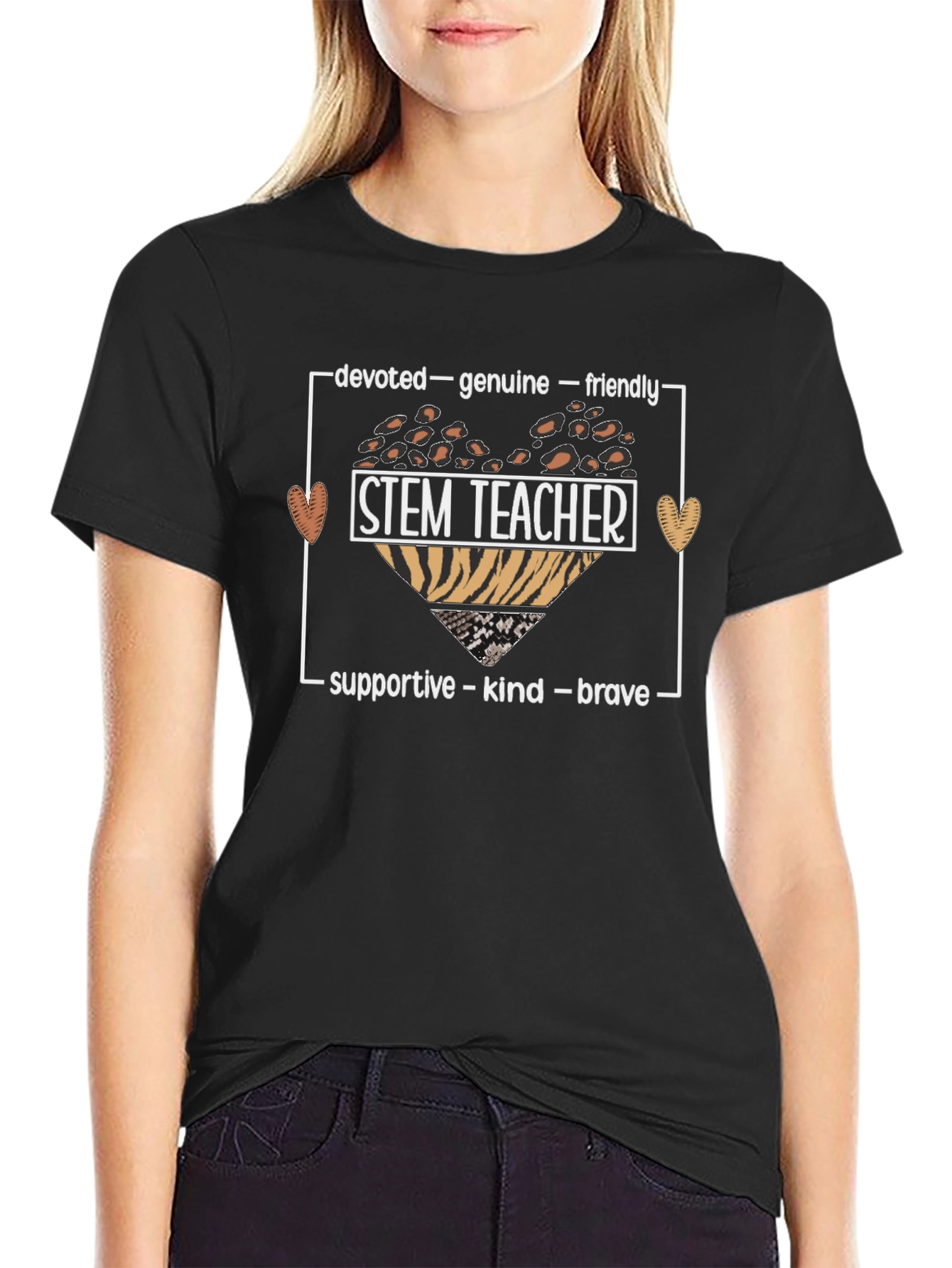 STEM Teacher T-Shirt - Devoted Genuine Friendly