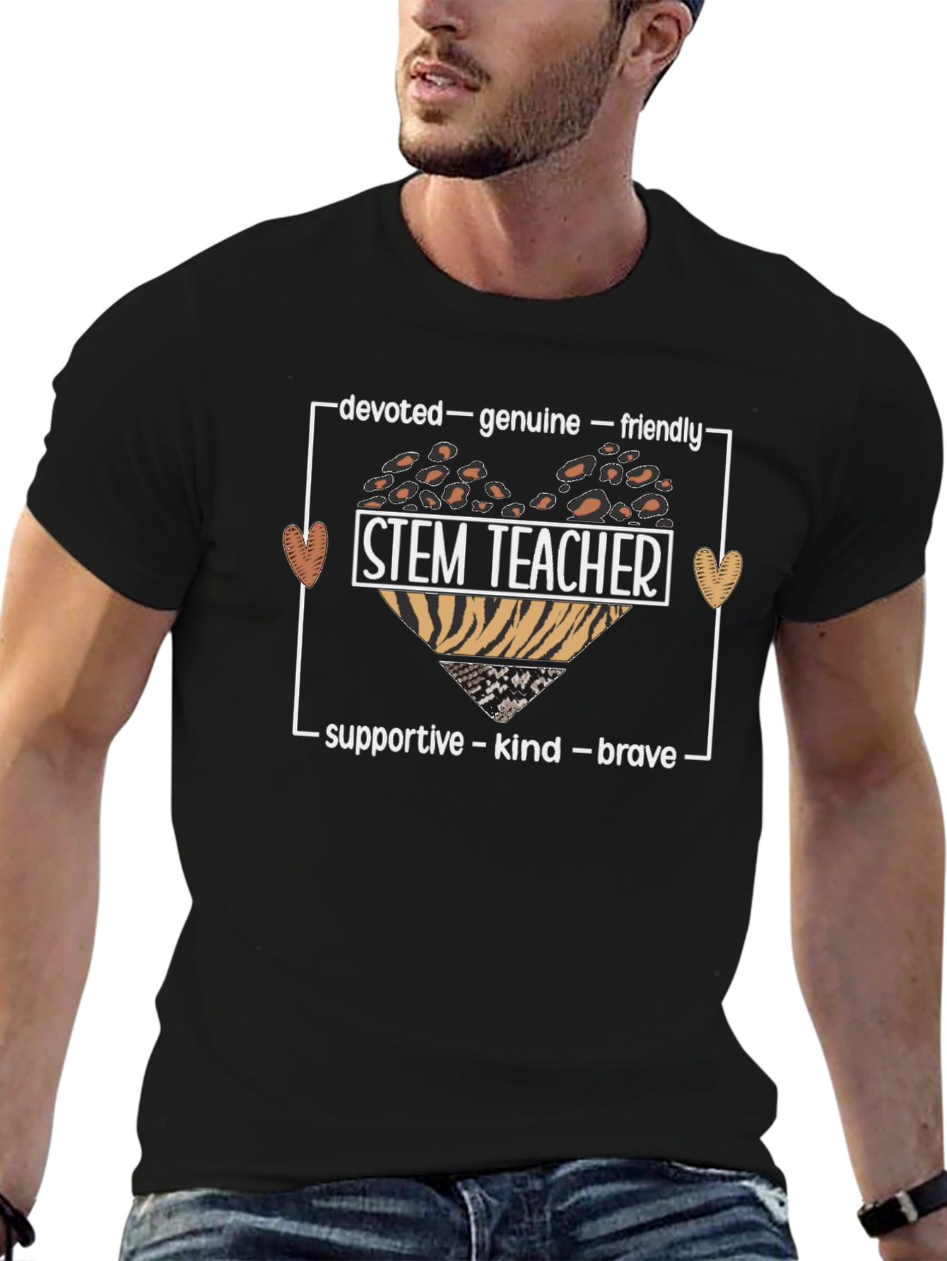 STEM Teacher T-Shirt - Devoted Genuine Friendly