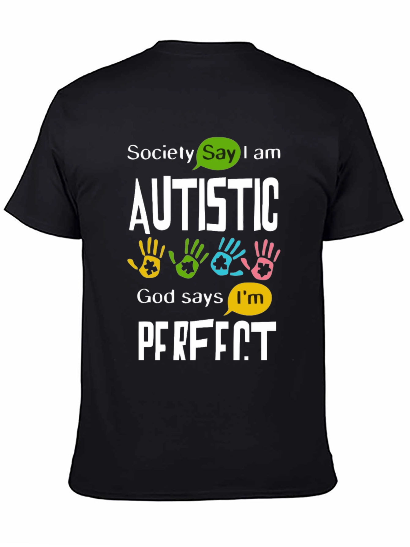 Autism Awareness Graphic T-Shirt: Perfectly Autistic