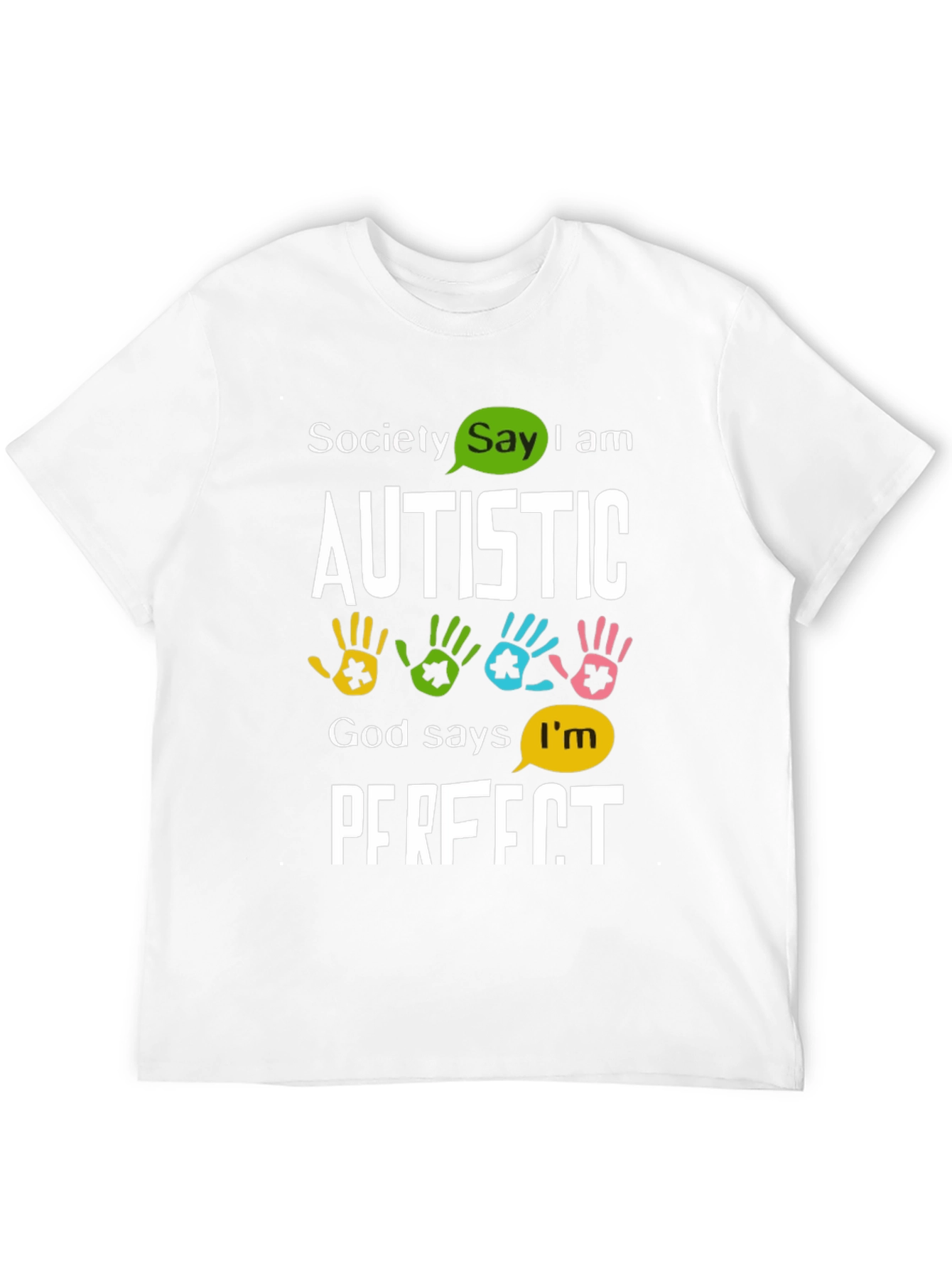 Autism Awareness Graphic T-Shirt: Perfectly Autistic