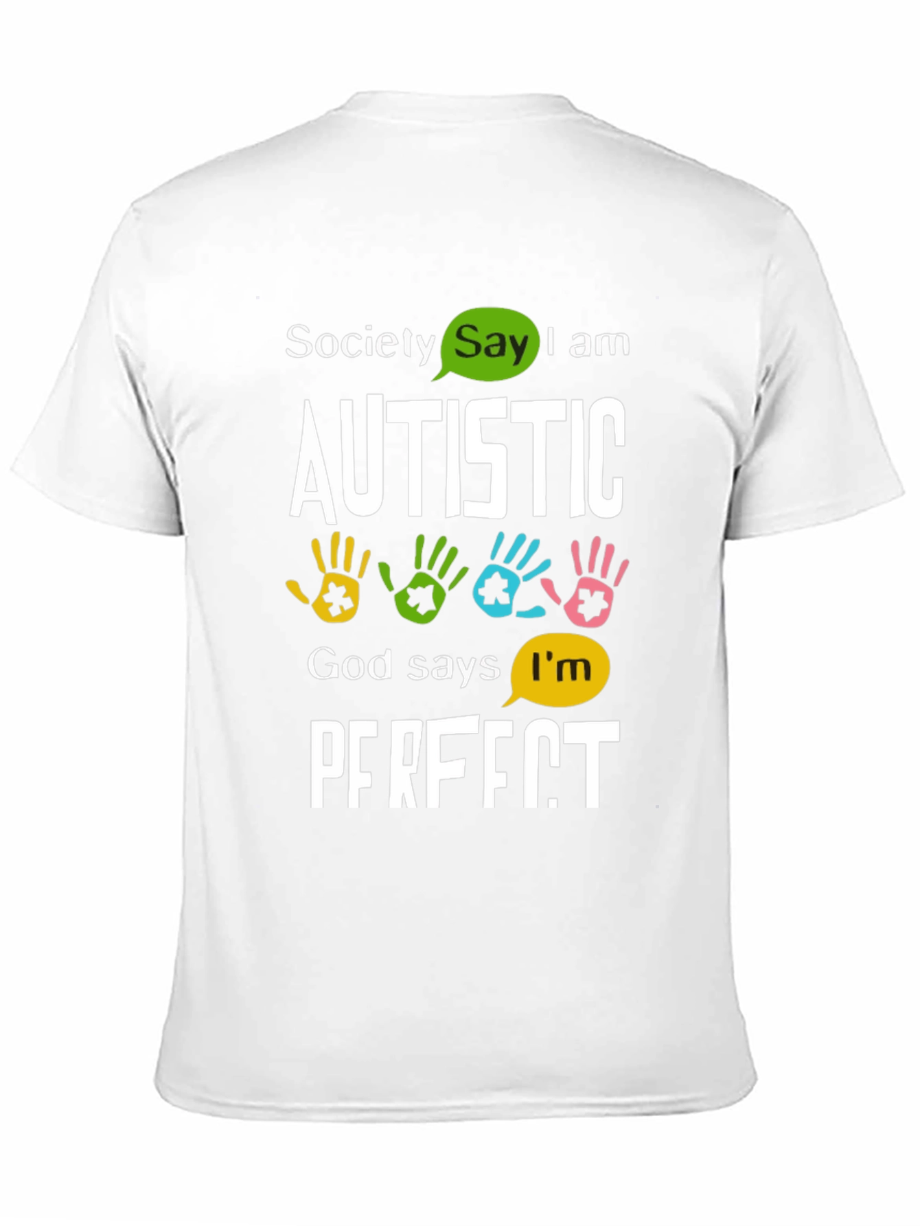 Autism Awareness Graphic T-Shirt: Perfectly Autistic
