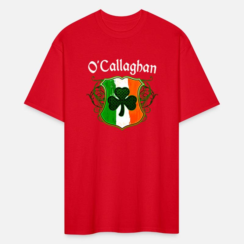O'Callaghan Irish Surname Ireland Flag Shamrock