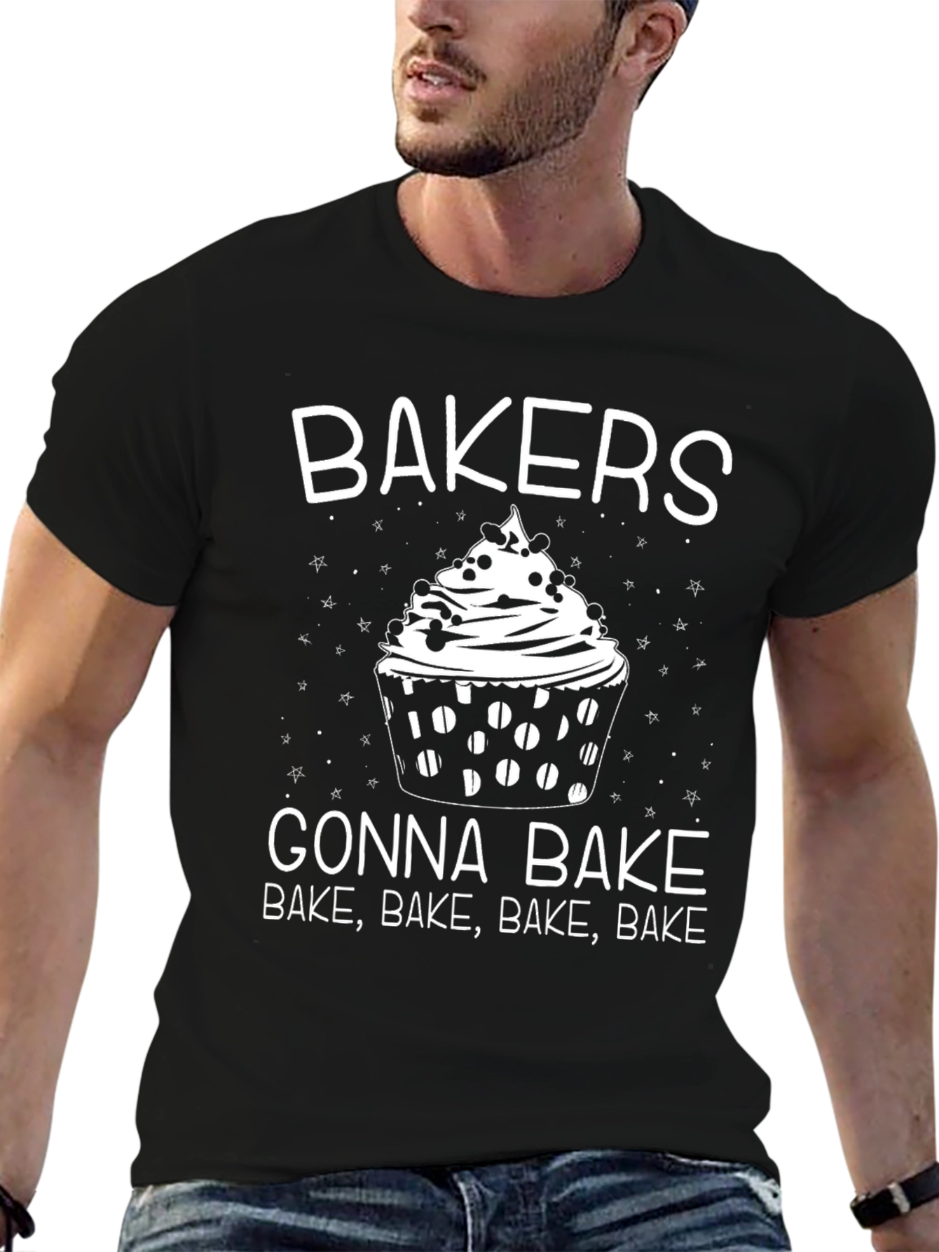 Bakers Gonna Bake Cupcake Graphic T-Shirt